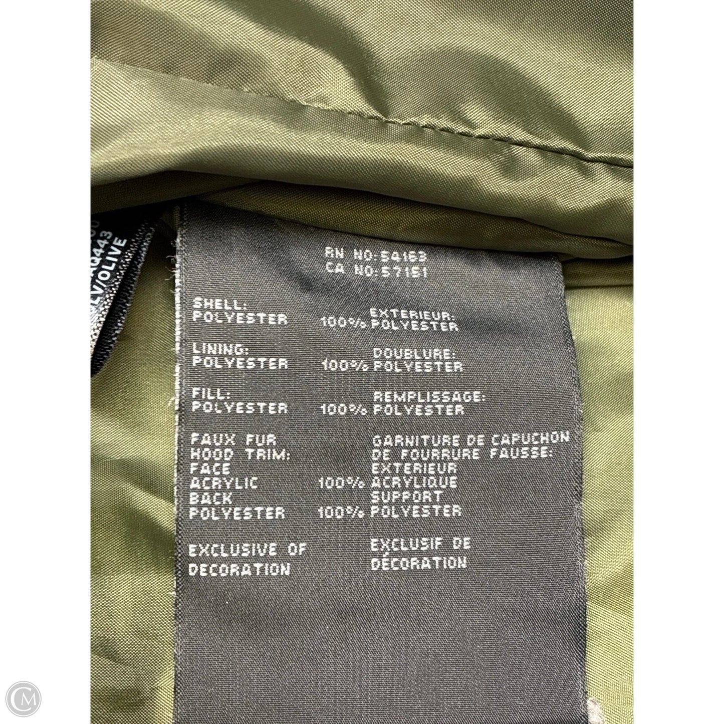 Coat Puffer & Quilted By Marc New York In Green, Size: M