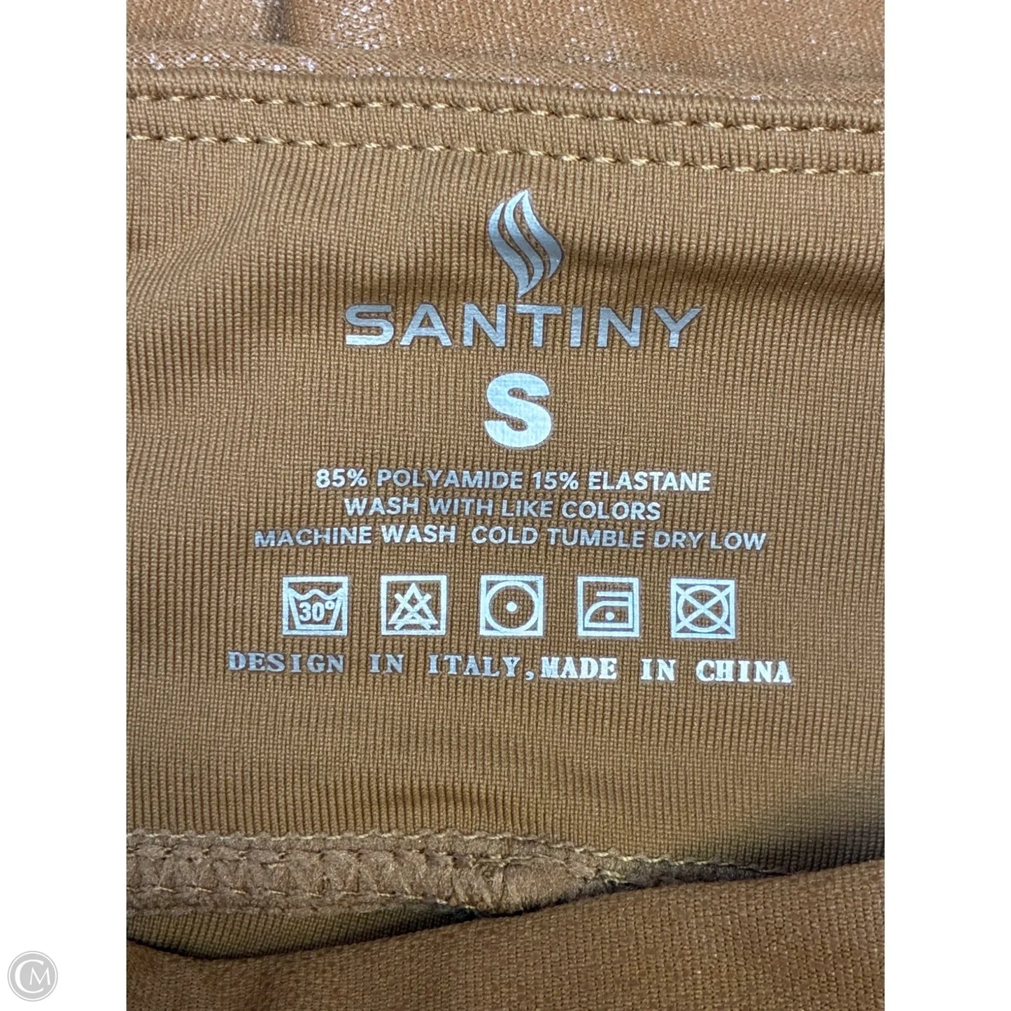 Athletic Leggings By Clothes Mentor In Brown, Size: S