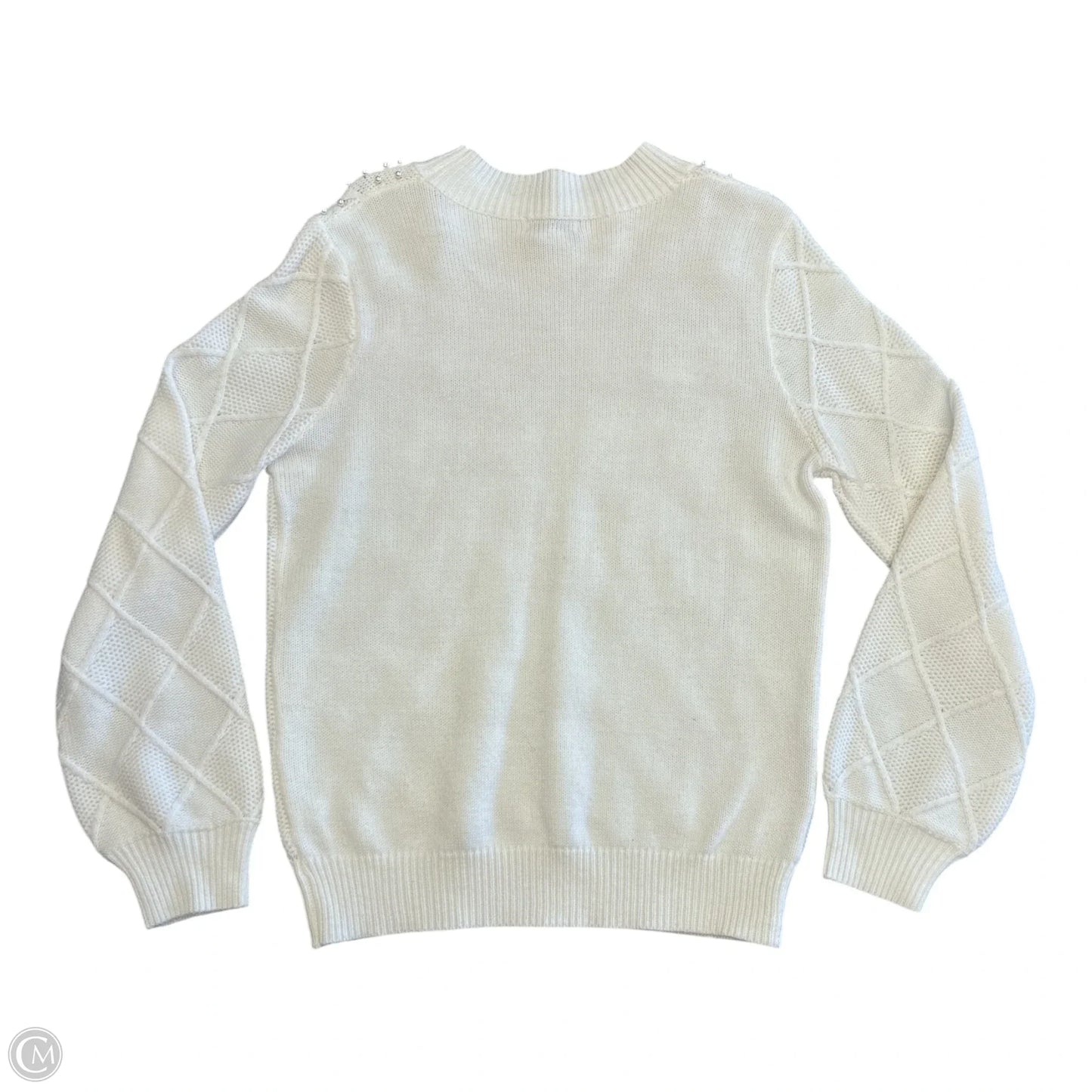 Sweater By Andree By Unit In Cream, Size: S