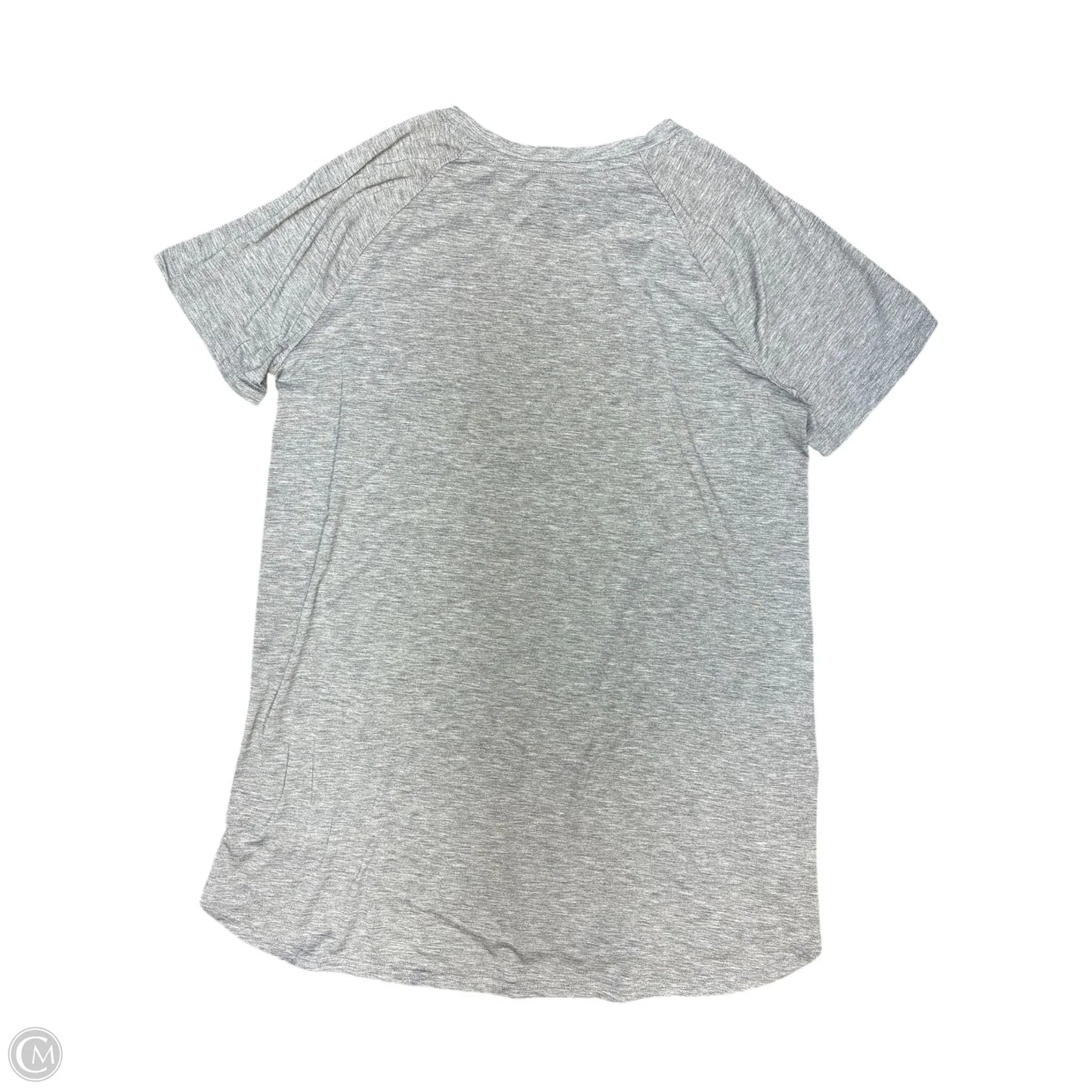 Athletic Top Short Sleeve By Tek Gear In Grey, Size: S