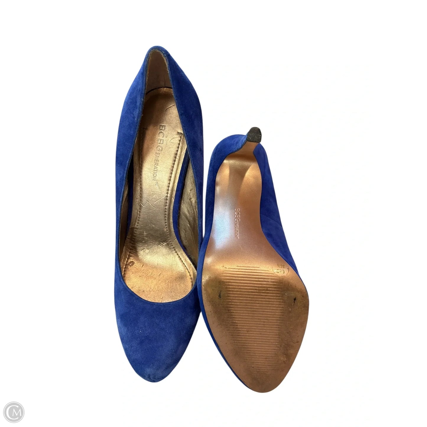Shoes Heels Stiletto By Bcbgeneration In Blue, Size: 6.5