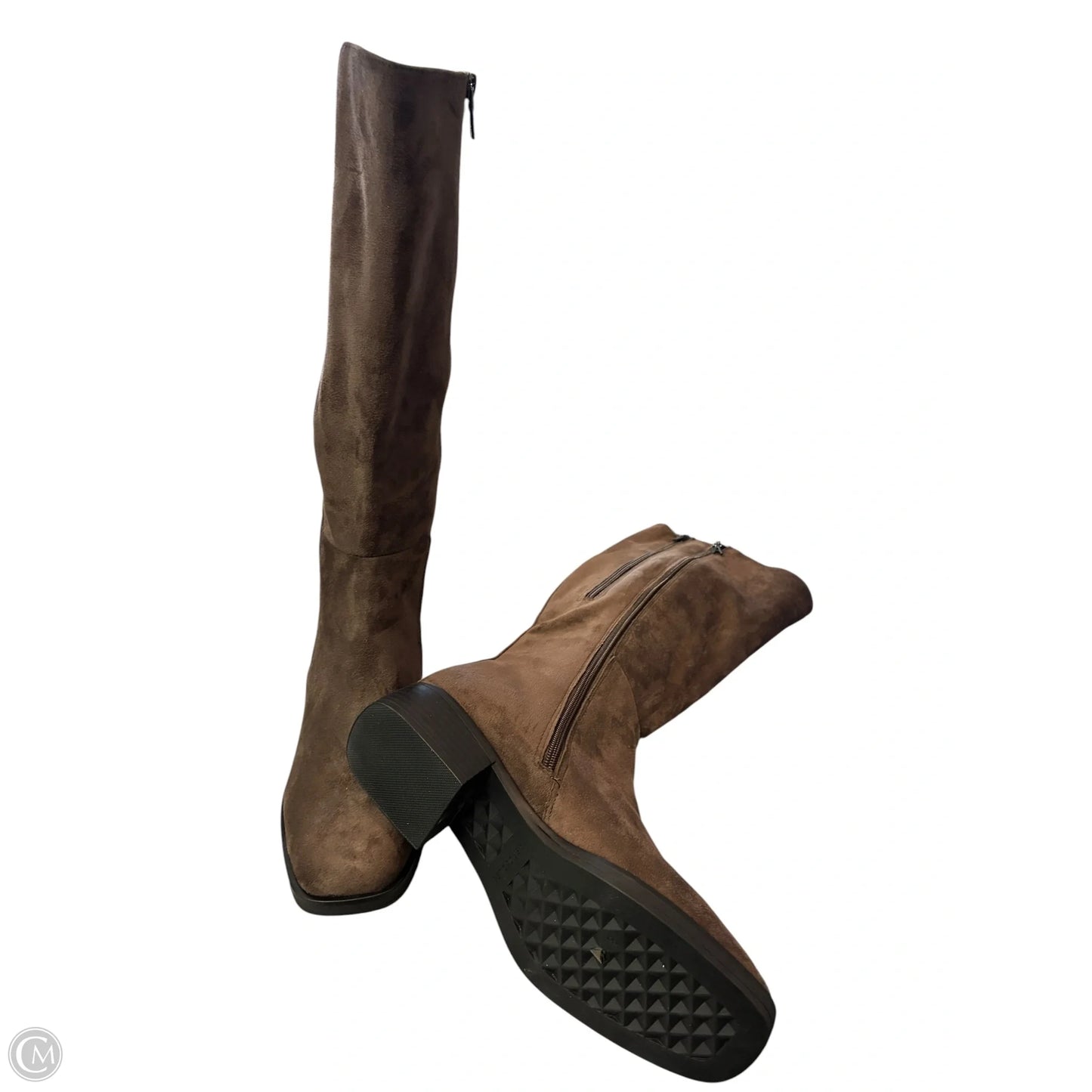 Boots Mid-calf Heels By Aerosoles In Brown, Size: 8