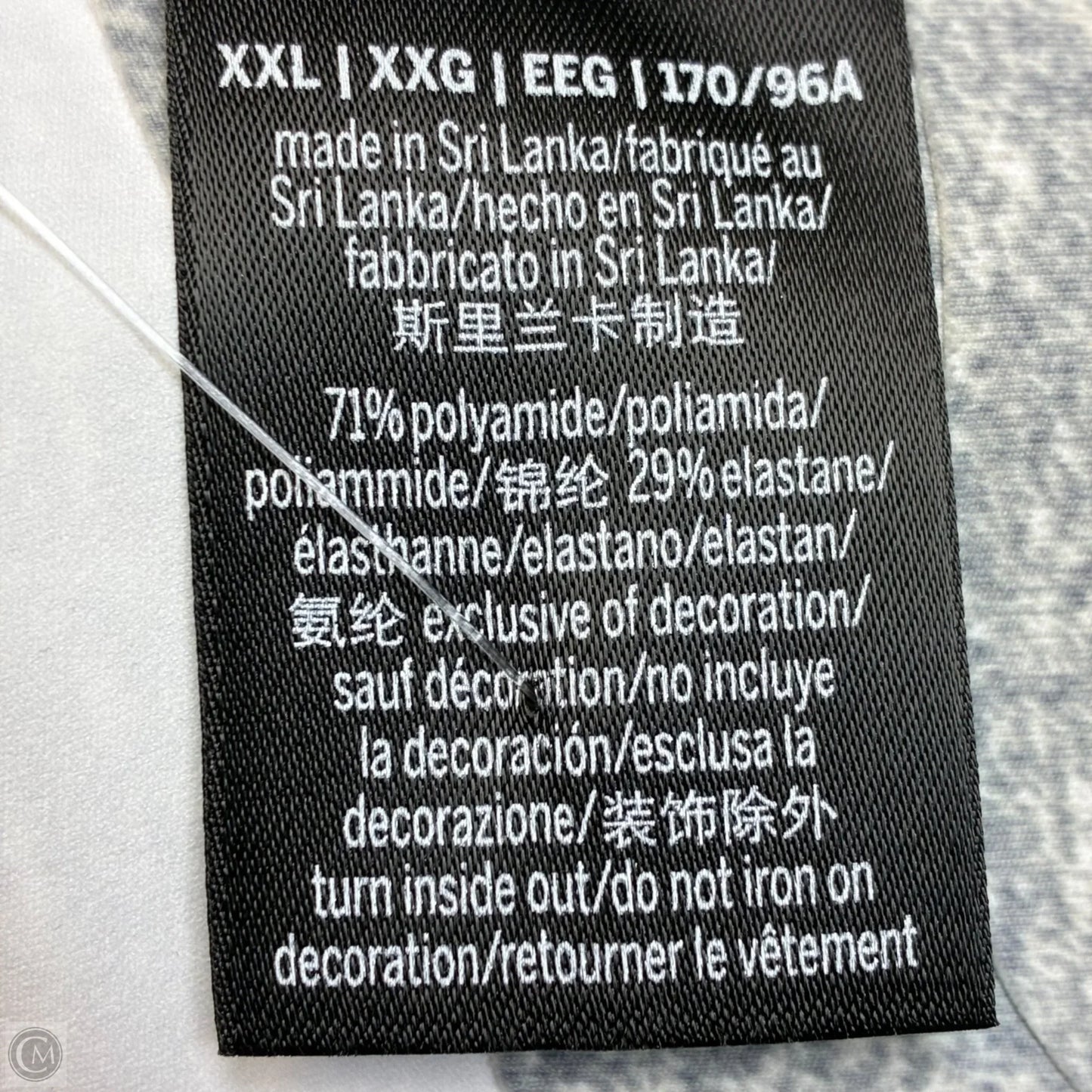 Athletic Leggings By Pink In Grey, Size: Xxl