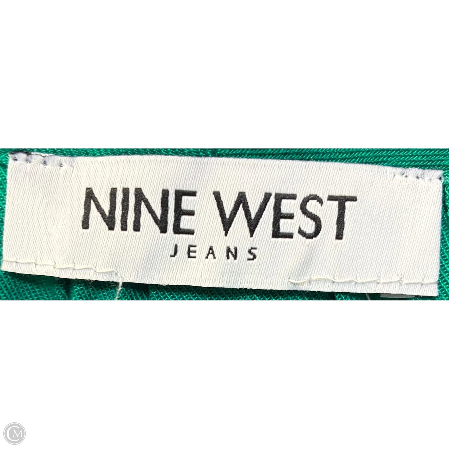 Top Short Sleeve By Nine West In Green, Size: Xl