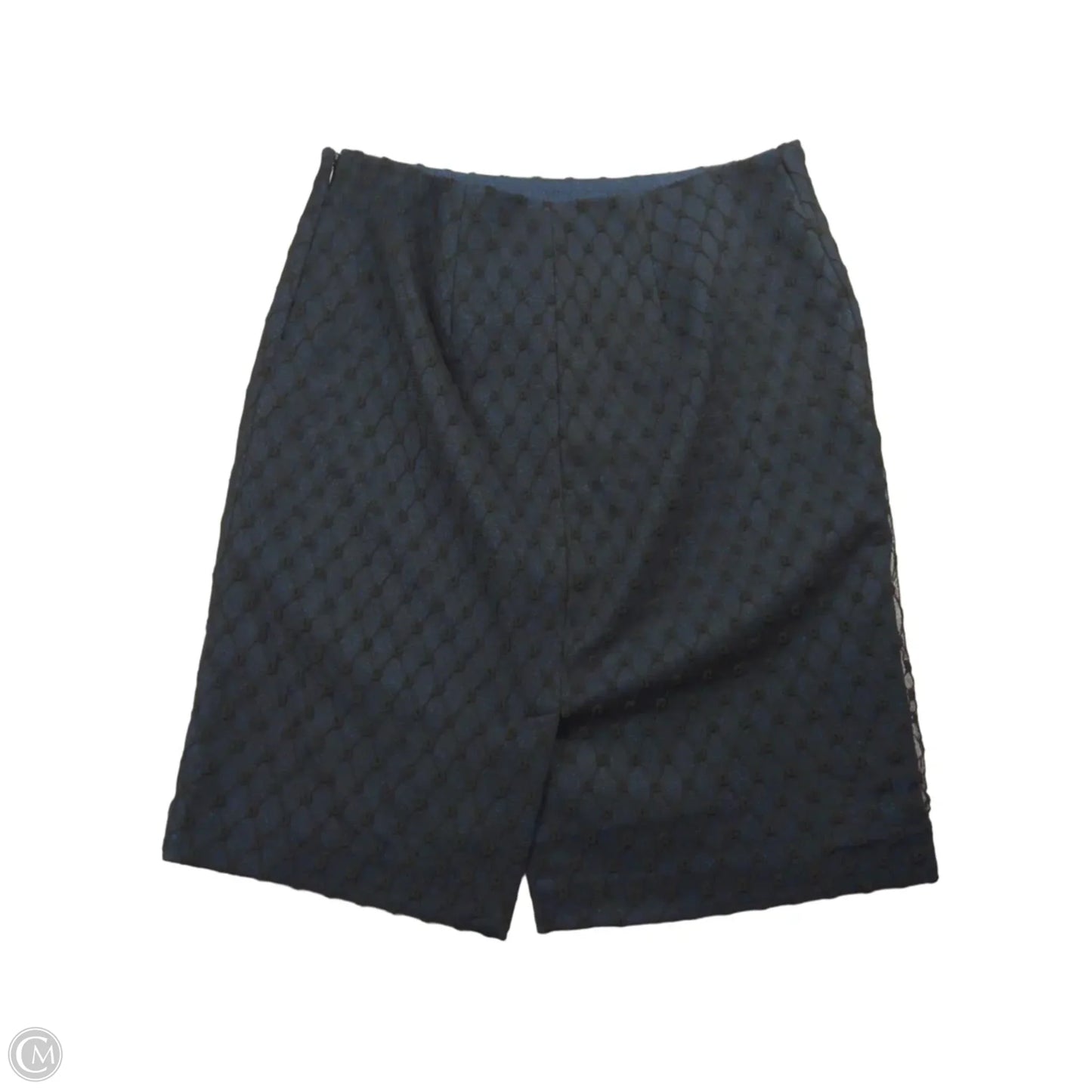 Skirt Mini & Short By Merona In Black & Blue, Size: 6