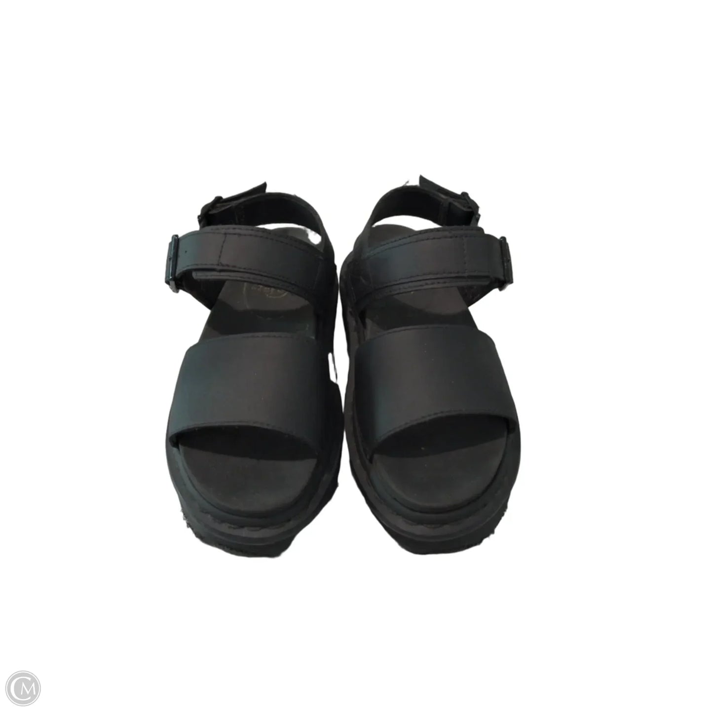 Sandals Heels Platform By Dr Martens In Black, Size: 6