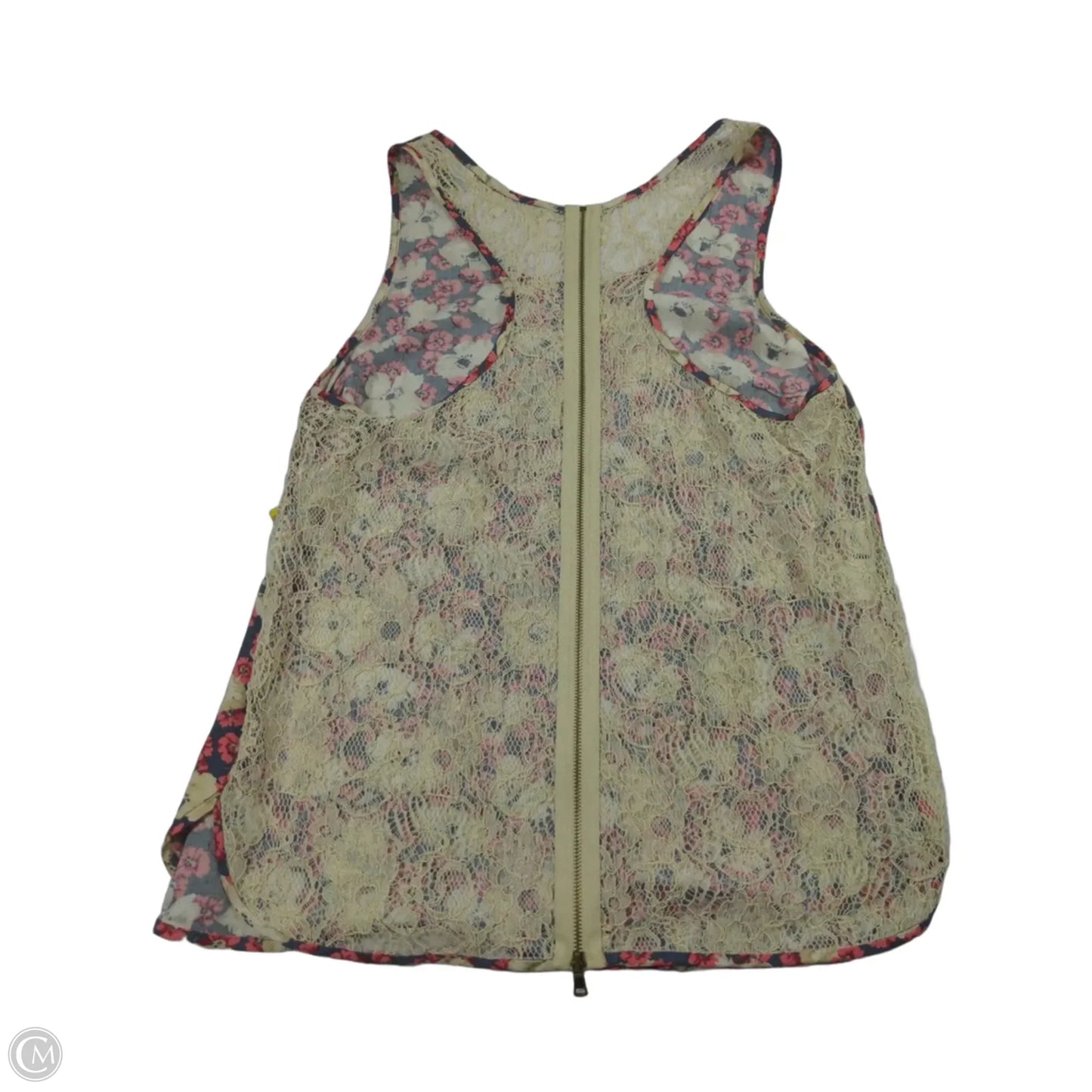 Top Sleeveless By Rachel Roy In Floral Print, Size: M
