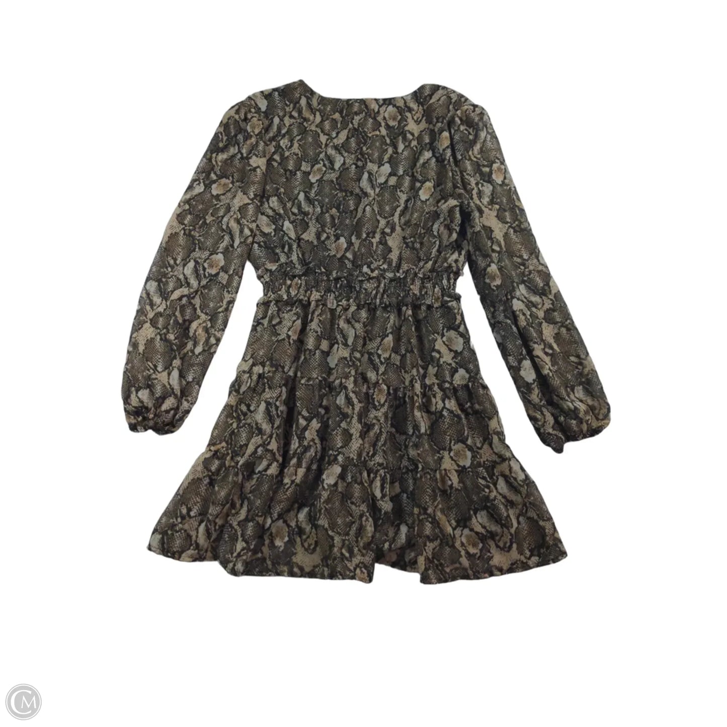 Dress Party Short By Clothes Mentor In Snakeskin Print, Size: M