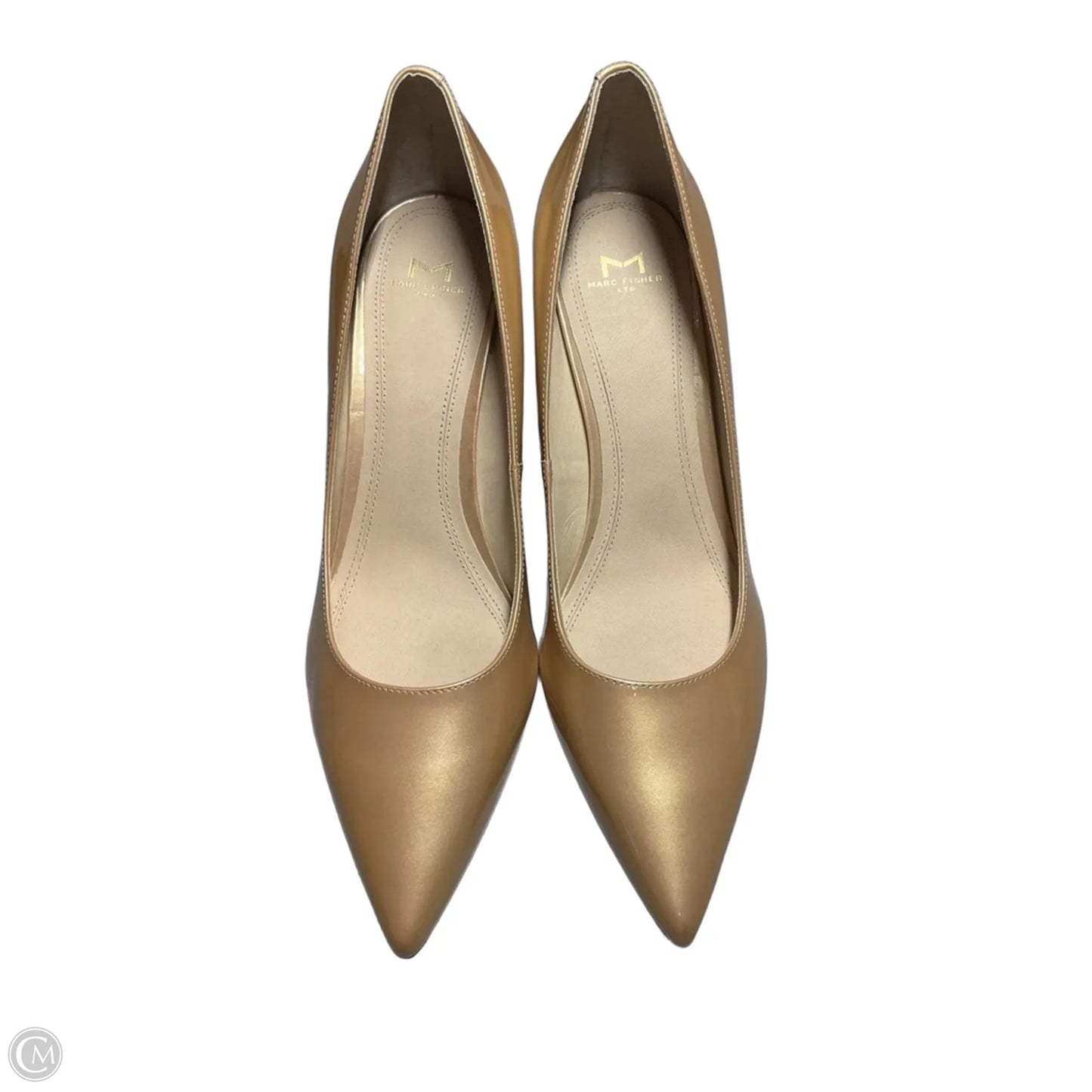 Shoes Heels Block By Marc Fisher In Beige, Size: 9.5
