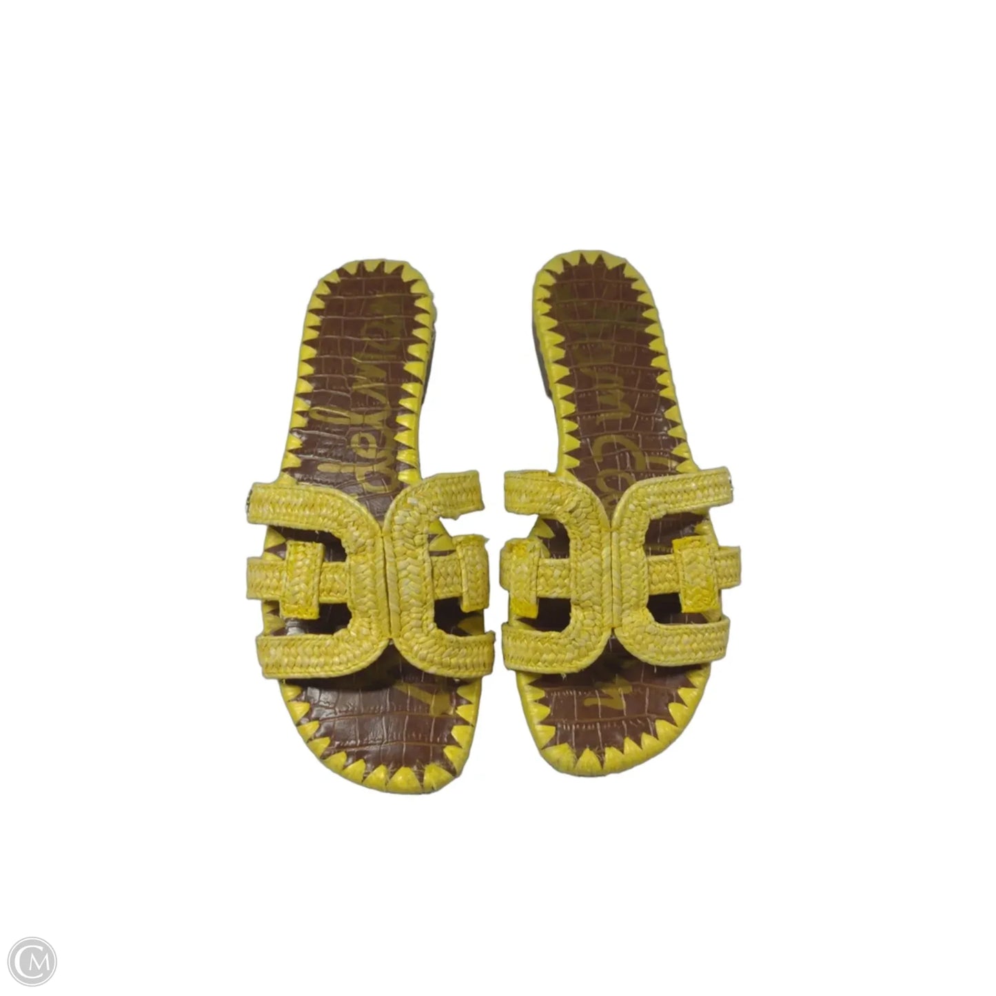 Sandals Flats By Sam Edelman In Yellow, Size: 7