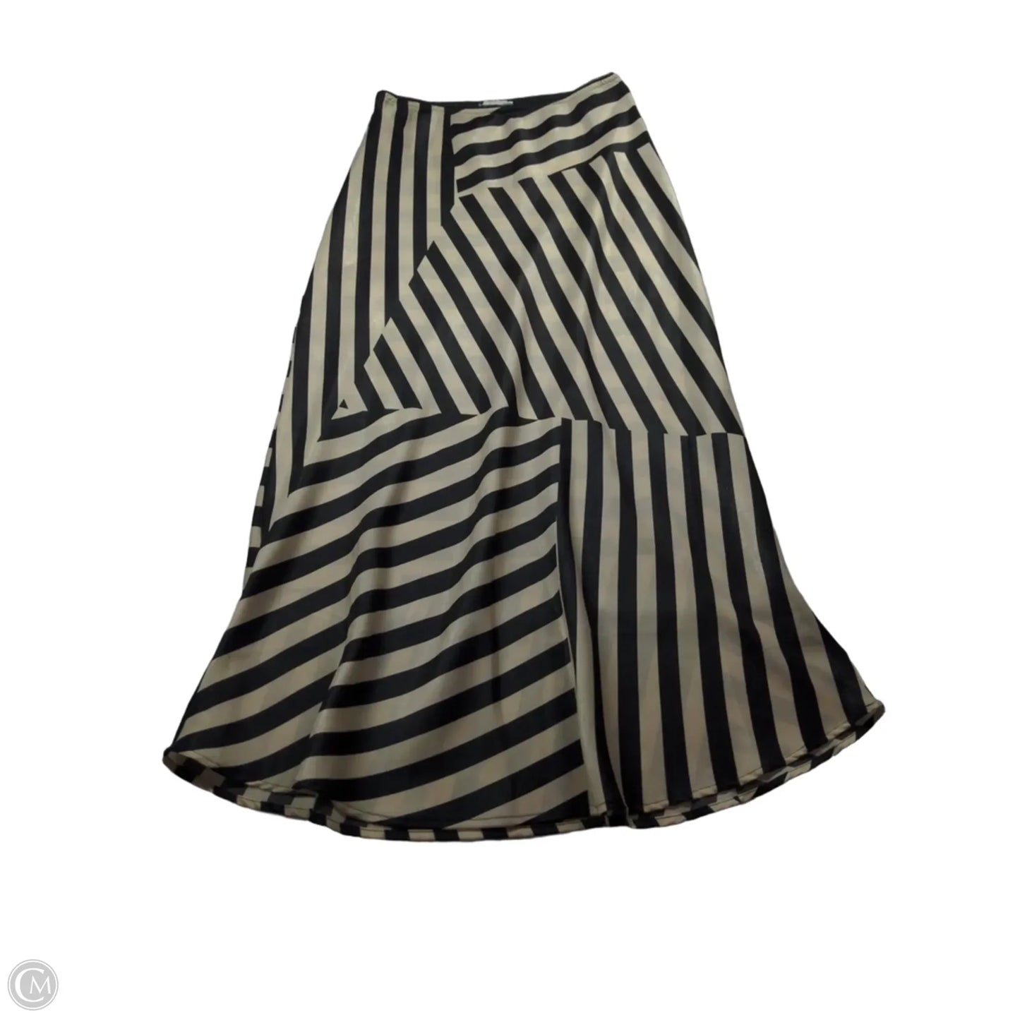 Skirt Maxi By Mng In Black & Cream, Size: S
