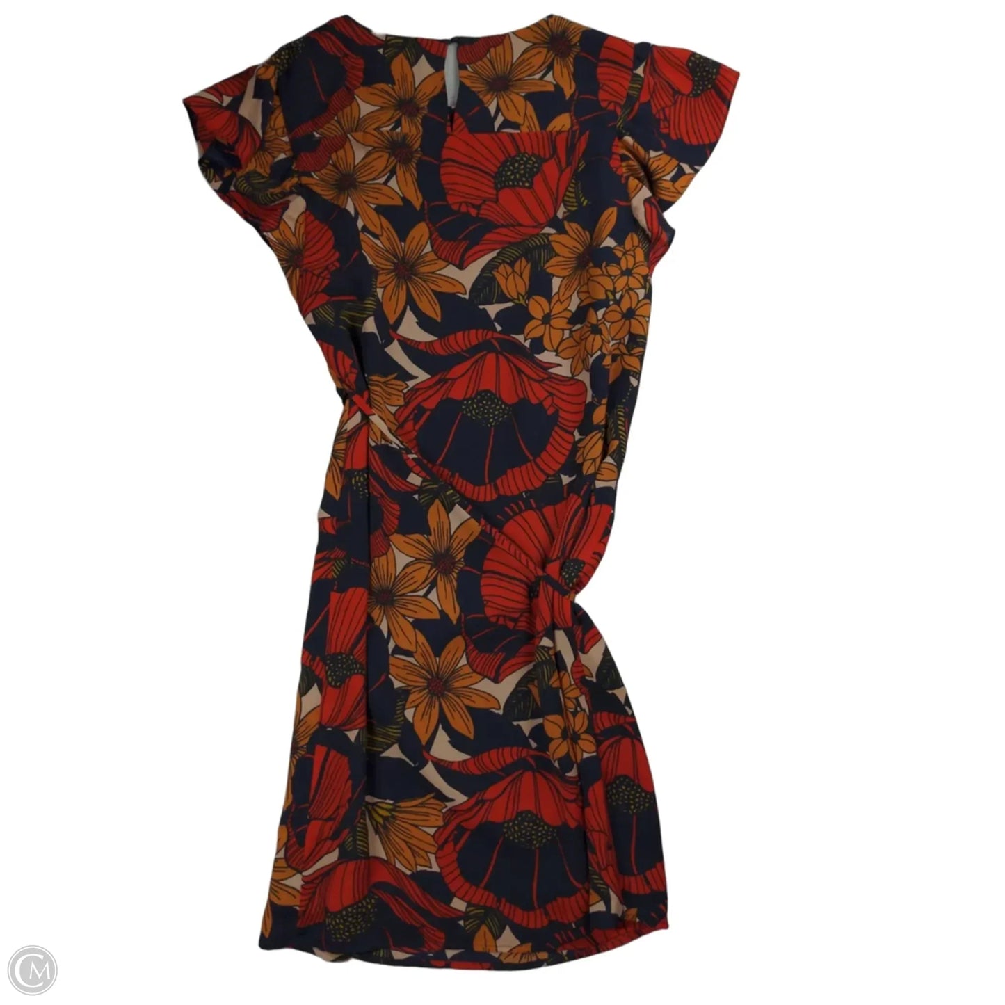 Dress Casual Midi By Loft In Floral Print, Size: Xs
