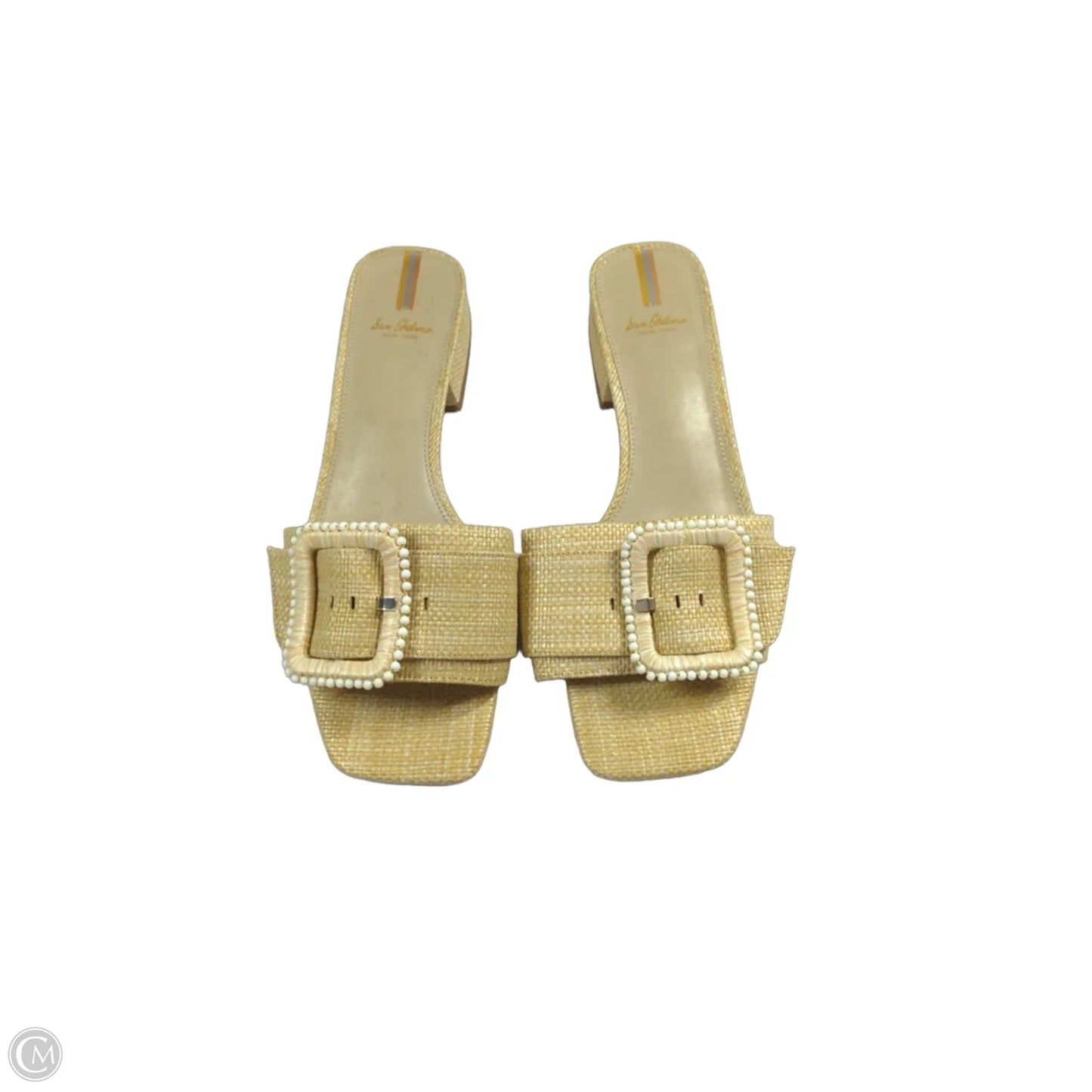 Sandals Heels Kitten By Sam Edelman In Beige, Size: 9