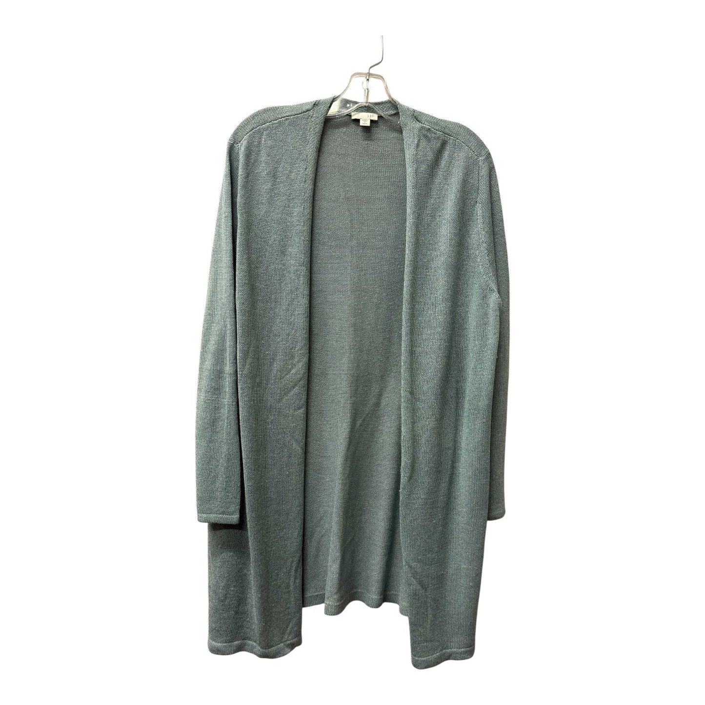 Sweater Cardigan By J. Jill In Blue, Size:Lp