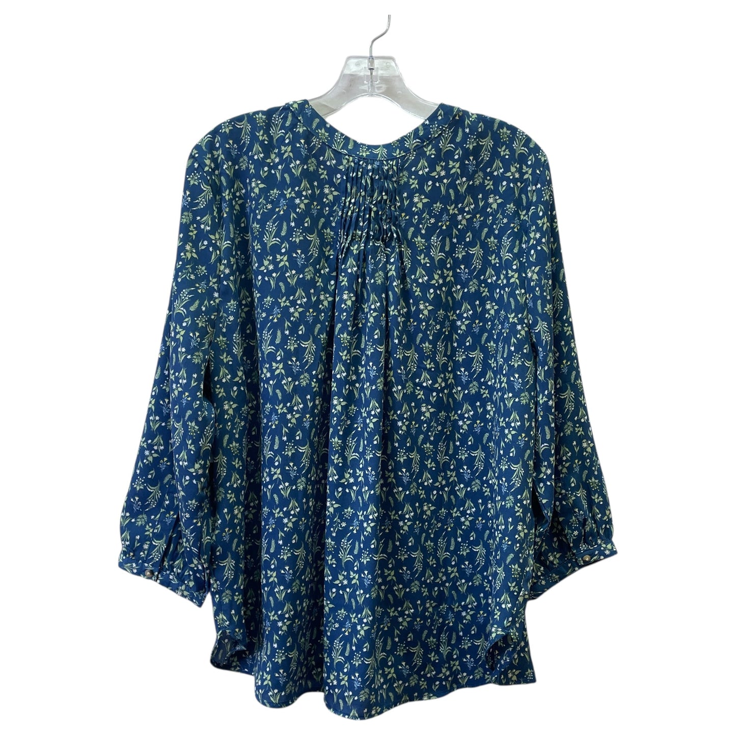 TOP LS by JACHS GIRLFIREND In BLUE & GREEN, Size: XL