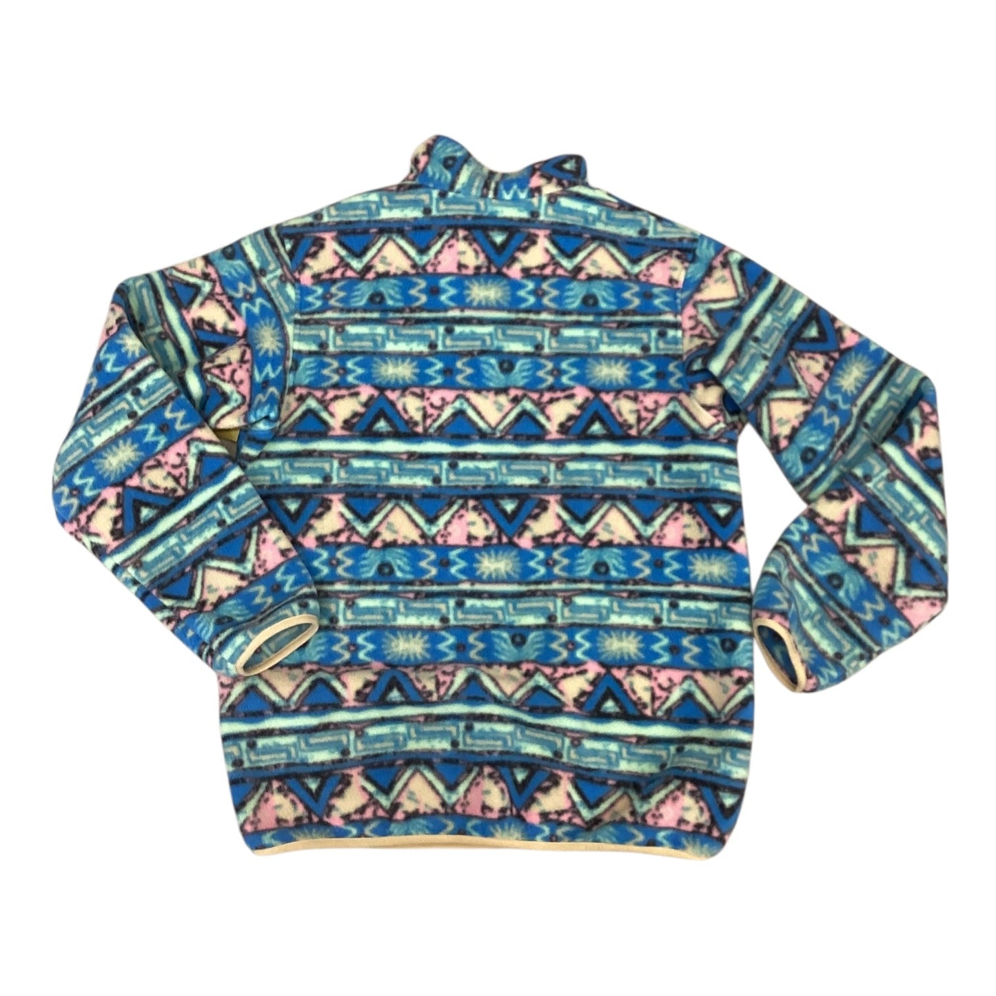 Athletic Fleece By Patagonia In Blue & Pink, Size:L