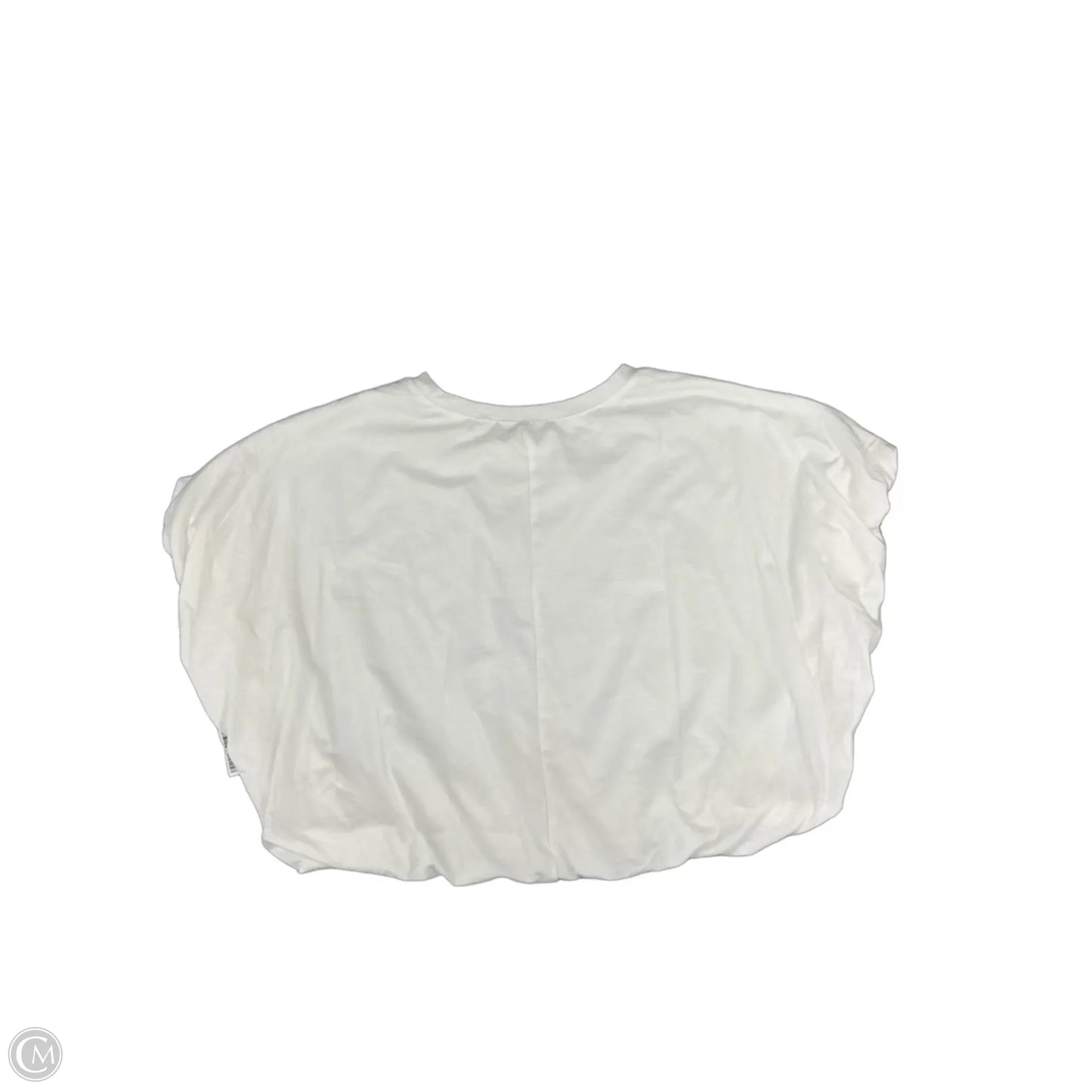 Top Short Sleeve By Cmf In White, Size: Xl