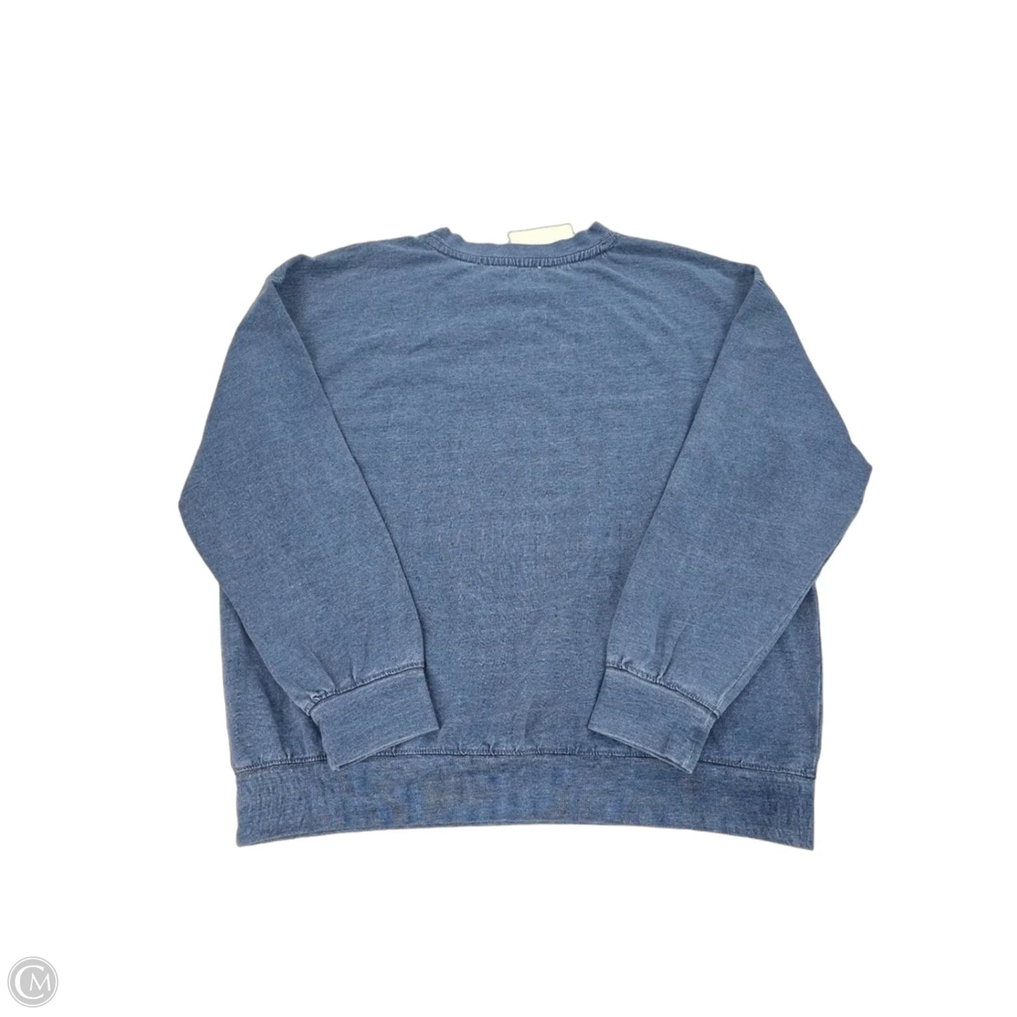 Sweatshirt Crewneck By Joa In Blue, Size: S