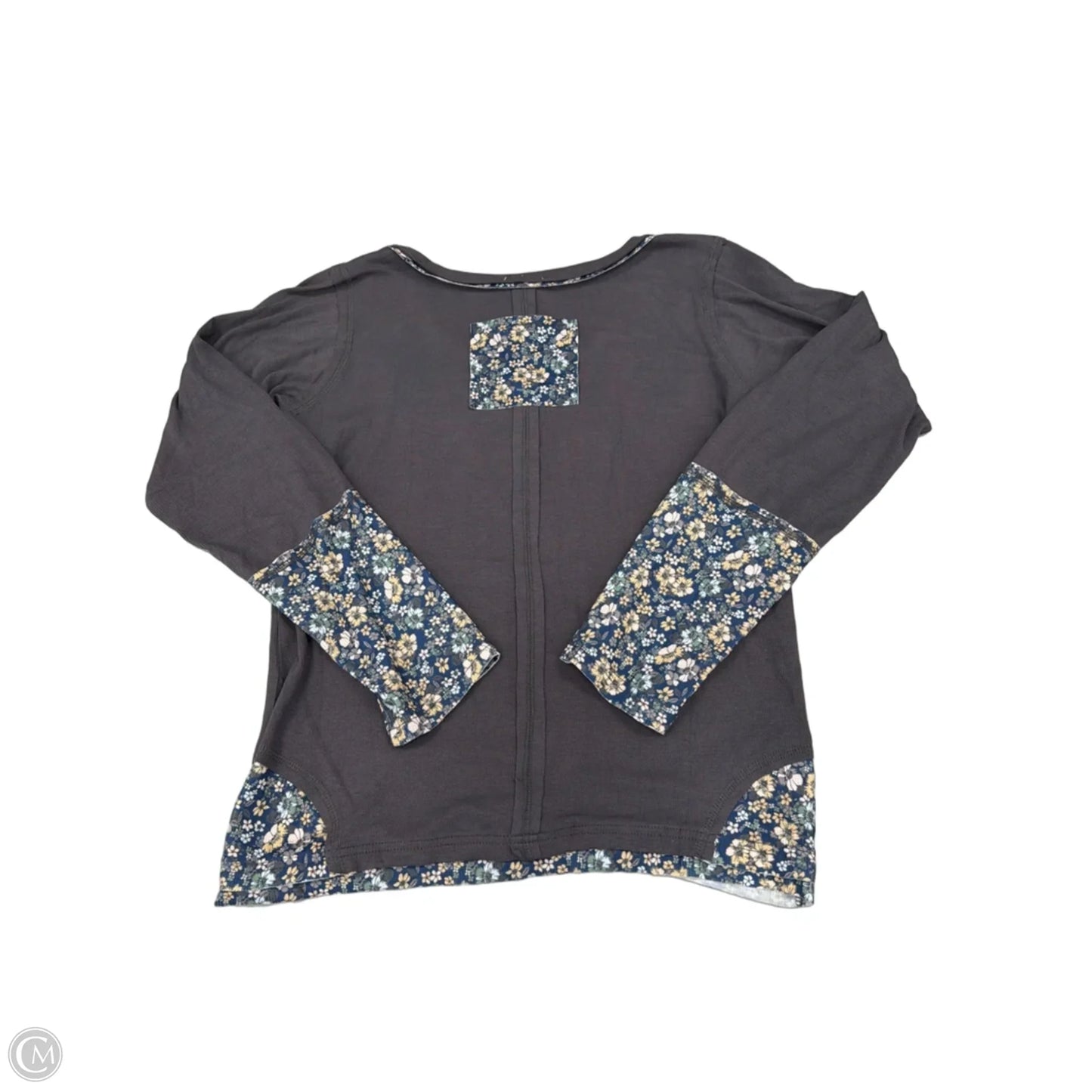 Top Long Sleeve By 7th Ray In Black & White, Size: S
