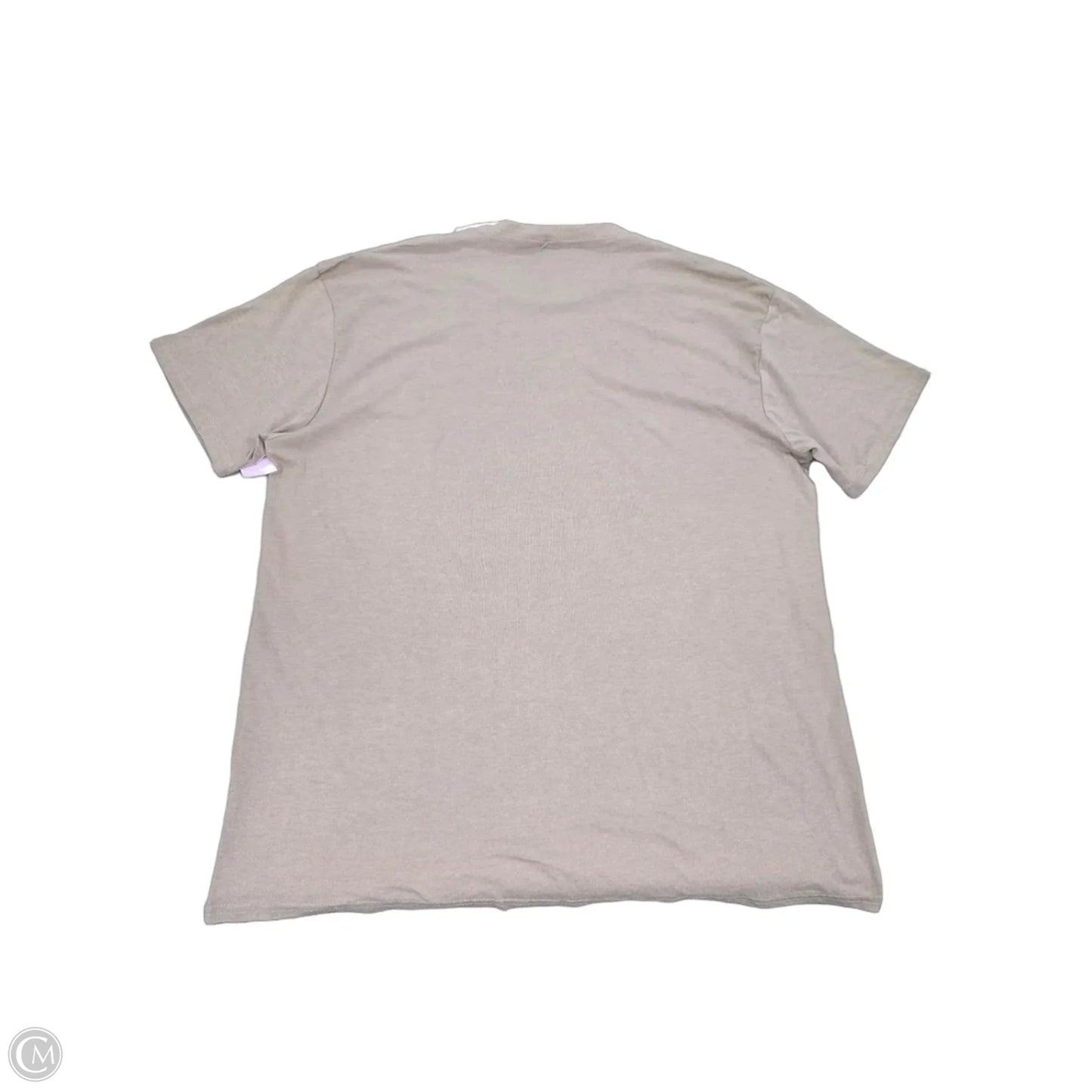 Top Short Sleeve Basic By Cmf In Tan, Size: Xl
