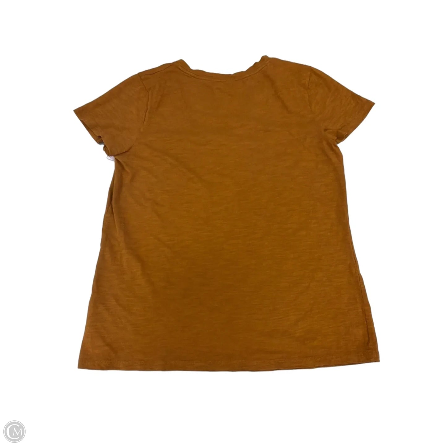 Top Short Sleeve By Universal Thread In Brown, Size: L