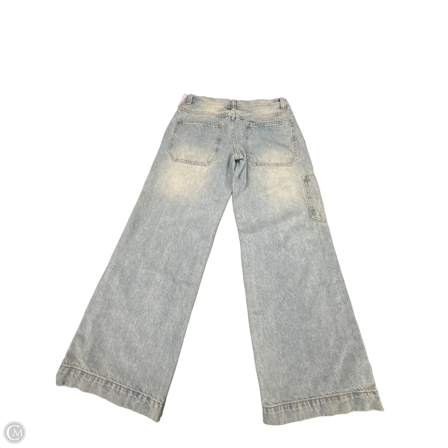 Jeans Wide Leg By John Galt In Blue Denim, Size: 4