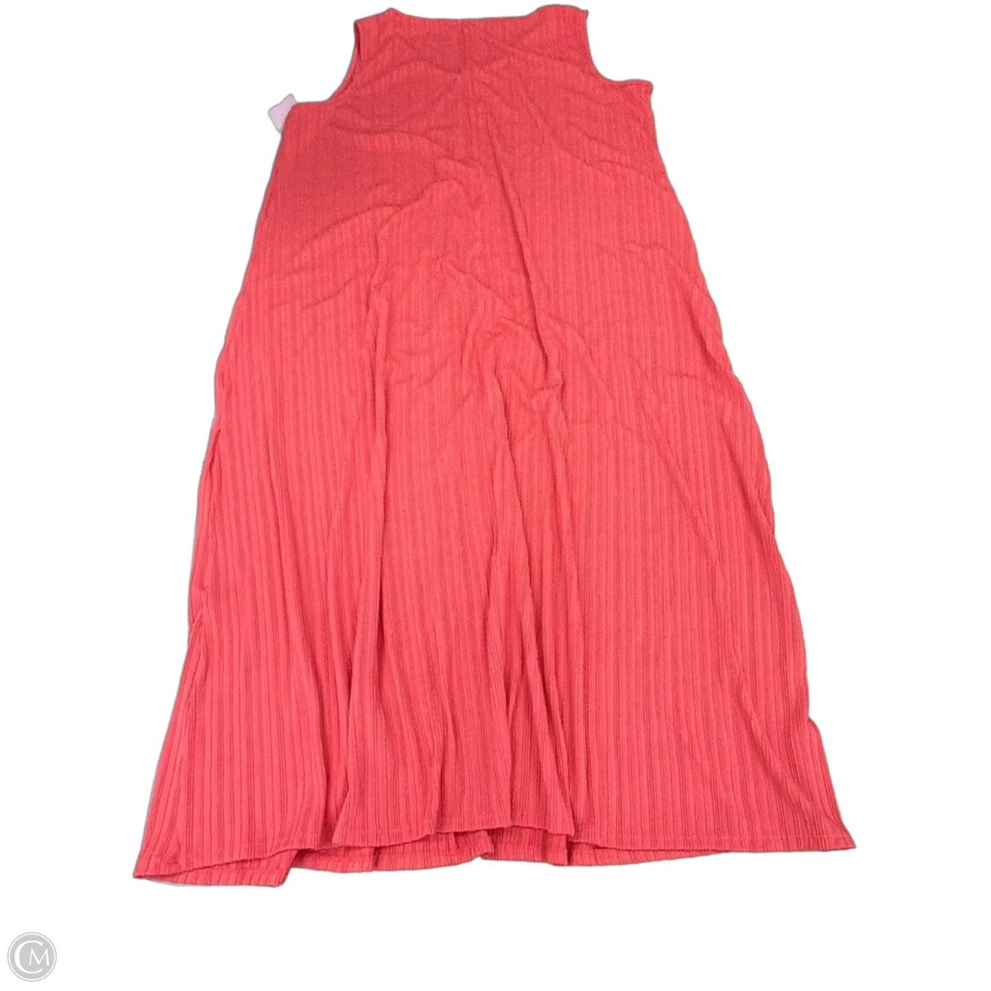 Dress Casual Maxi By Cmf In Coral, Size: 3x
