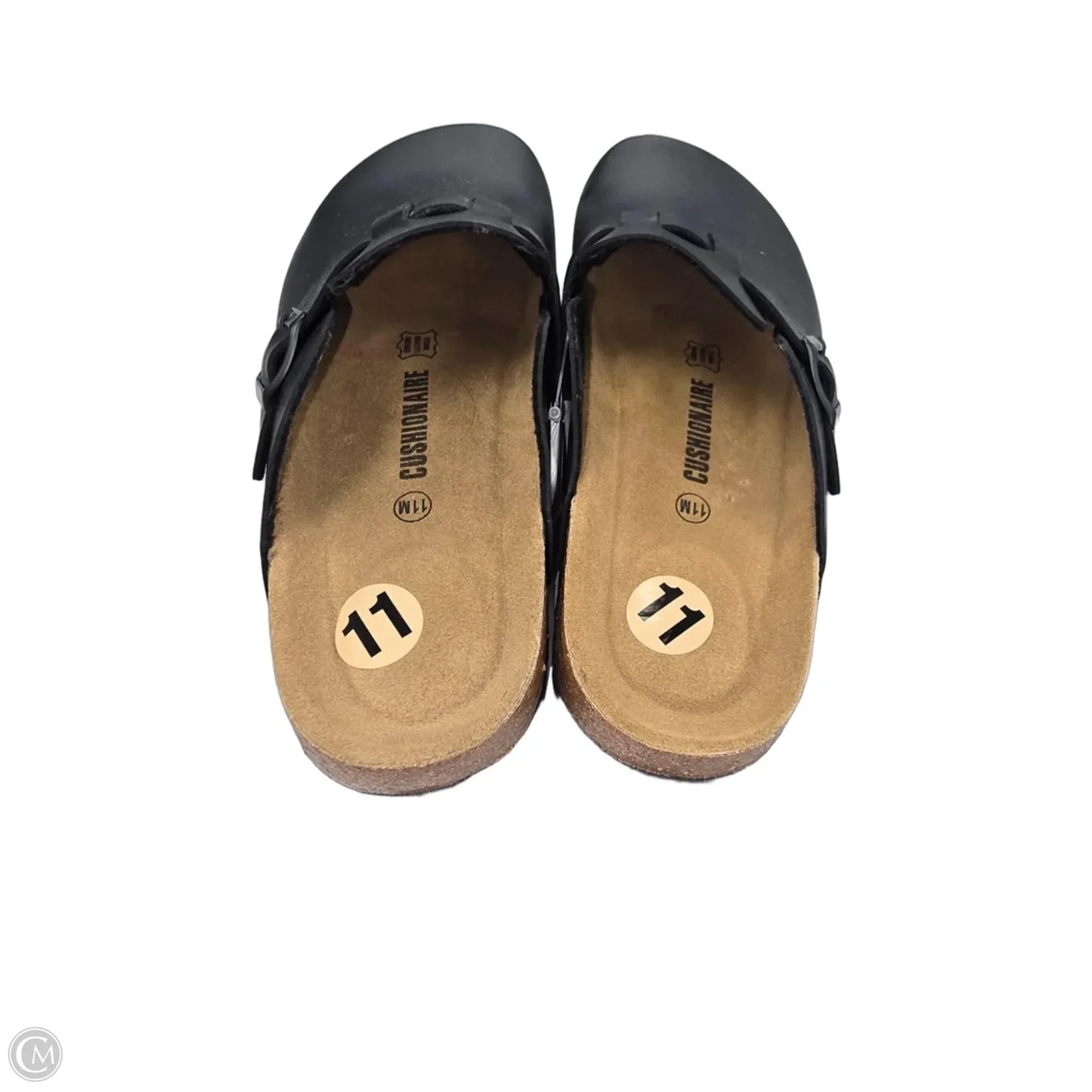 Sandals Flats By Cushionaire In Black, Size: 11