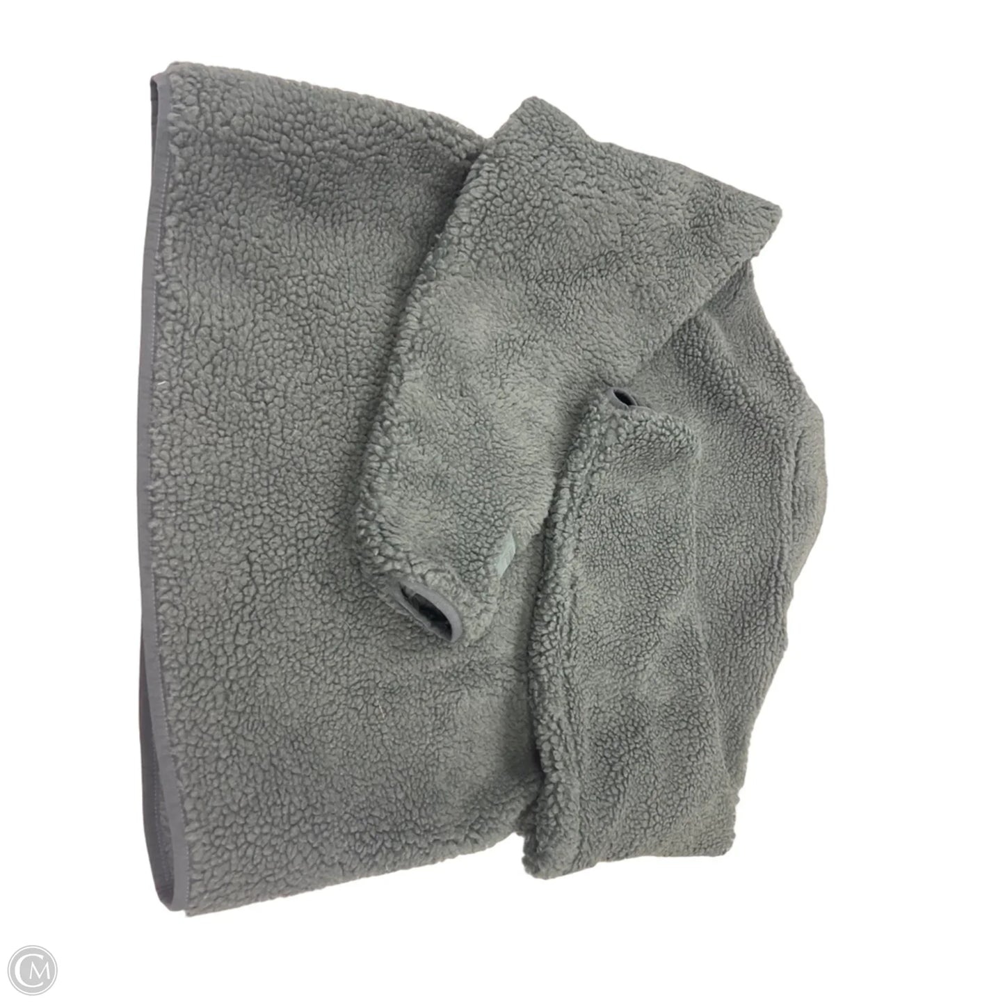 Jacket Fleece By Fabletics In Green, Size: L