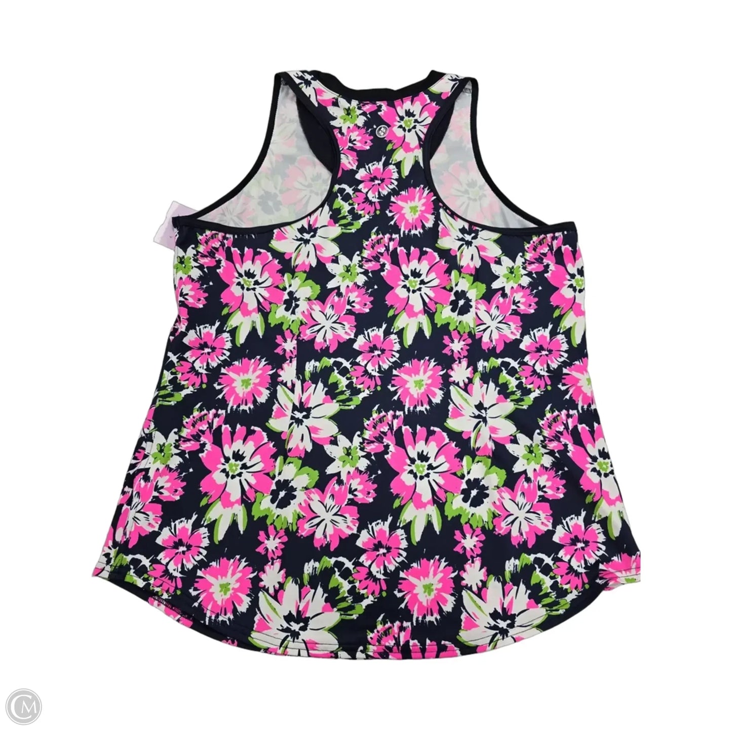 Athletic Tank Top By Jofit In Floral Print, Size: L