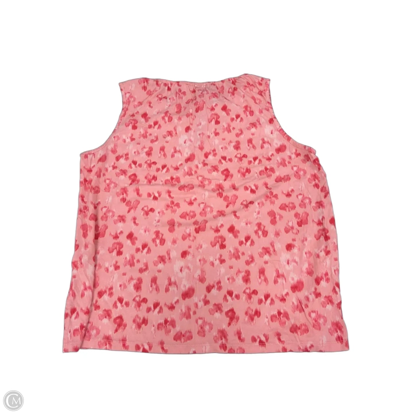 Top Sleeveless By Michael Blair In Pink, Size: Xl