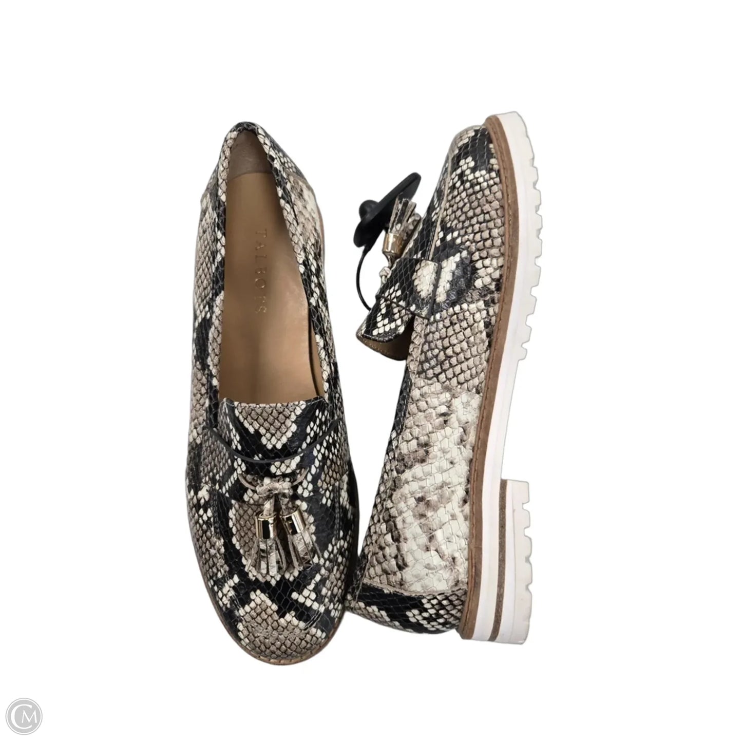 Shoes Flats By Talbots In Snakeskin Print, Size: 7.5