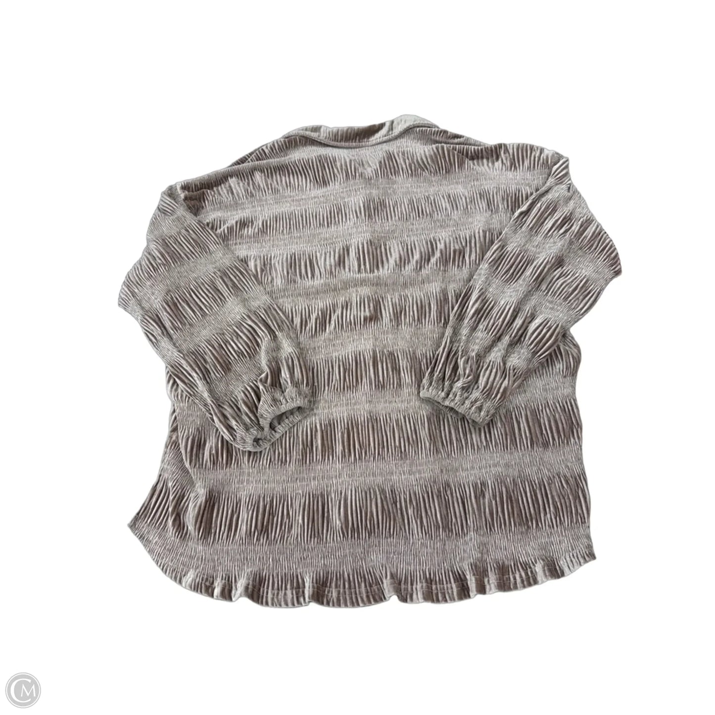 Top Long Sleeve By Pink Lily In Mauve, Size: Xl
