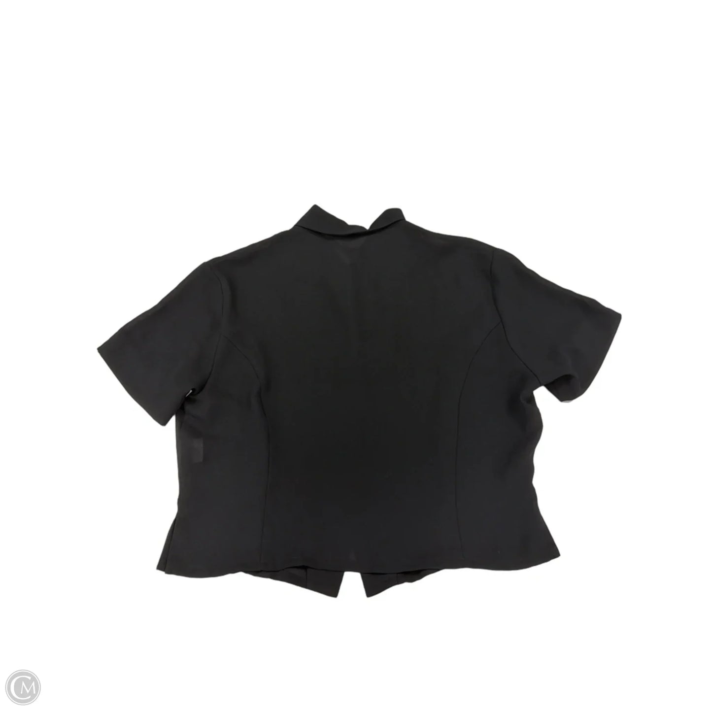 Top Short Sleeve By Cme In Black, Size: S