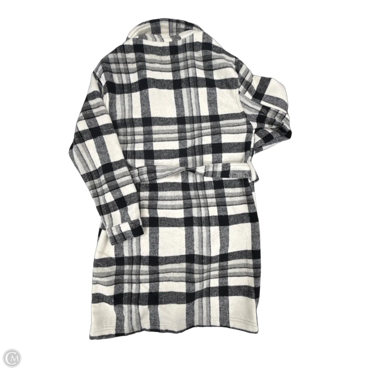 Jacket Shirt By Ci Sono In Black & White, Size: M