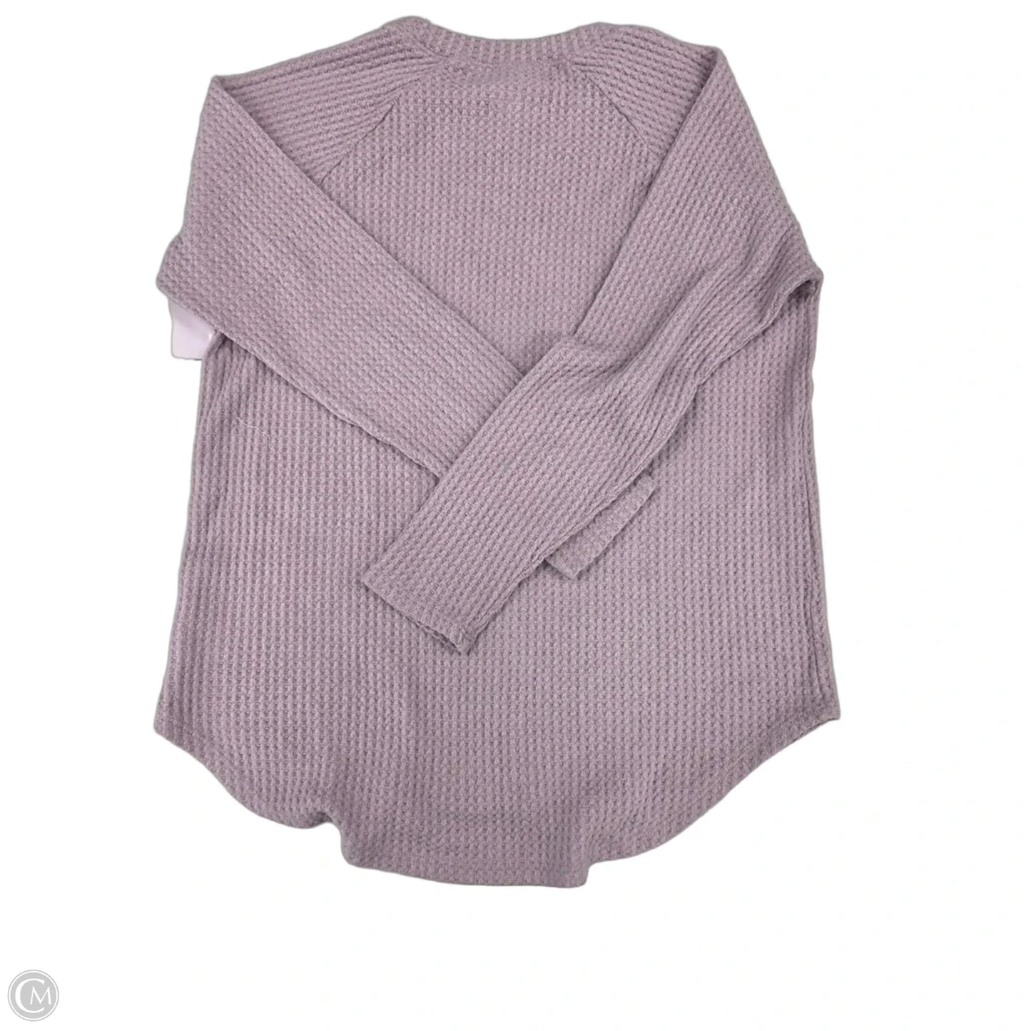 Top Long Sleeve By American Eagle In Purple, Size: S