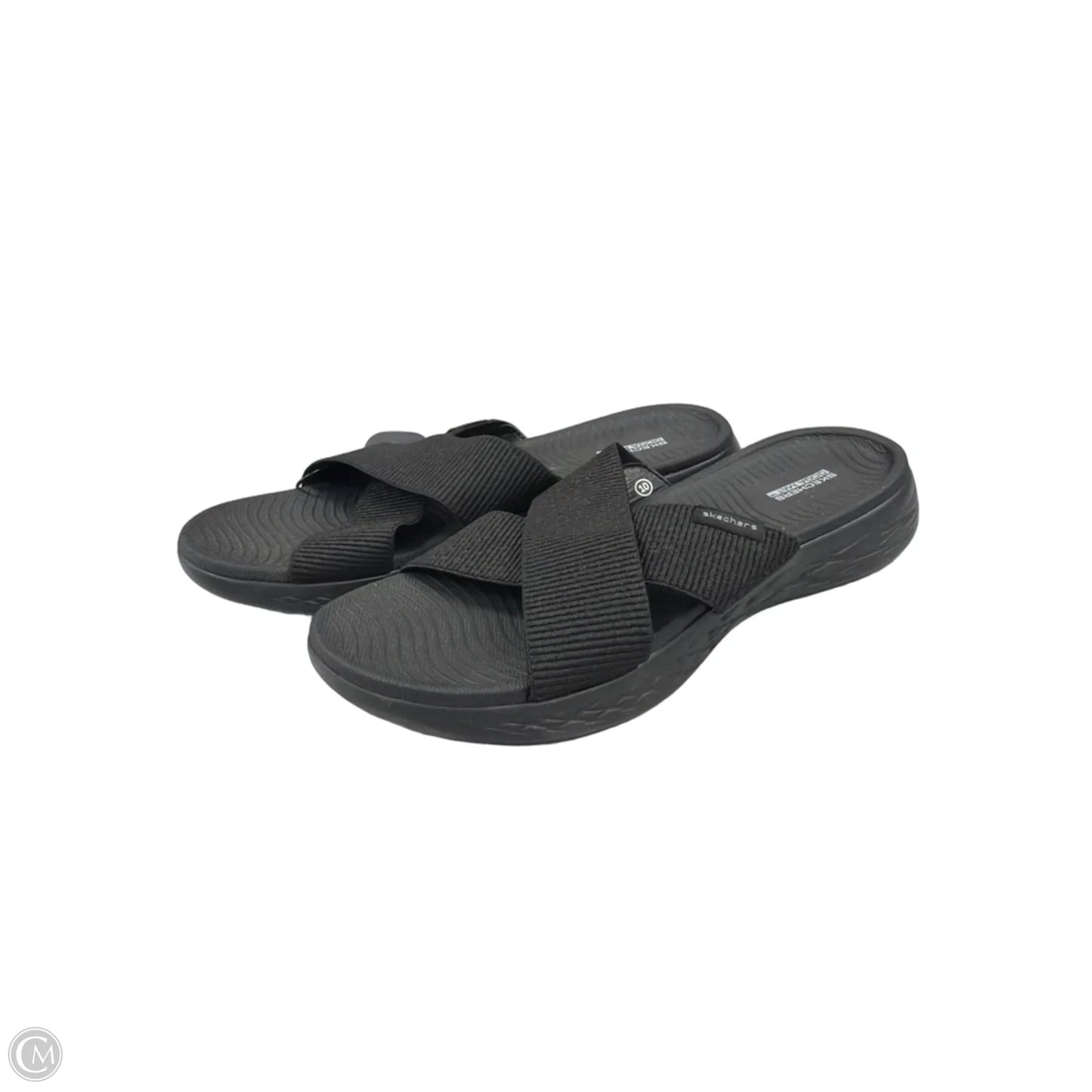 Sandals Flip Flops By Skechers In Black, Size: 10
