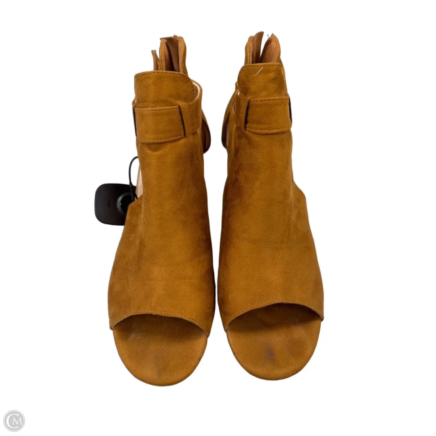Sandals Heels Block By Cme In Tan, Size: 10