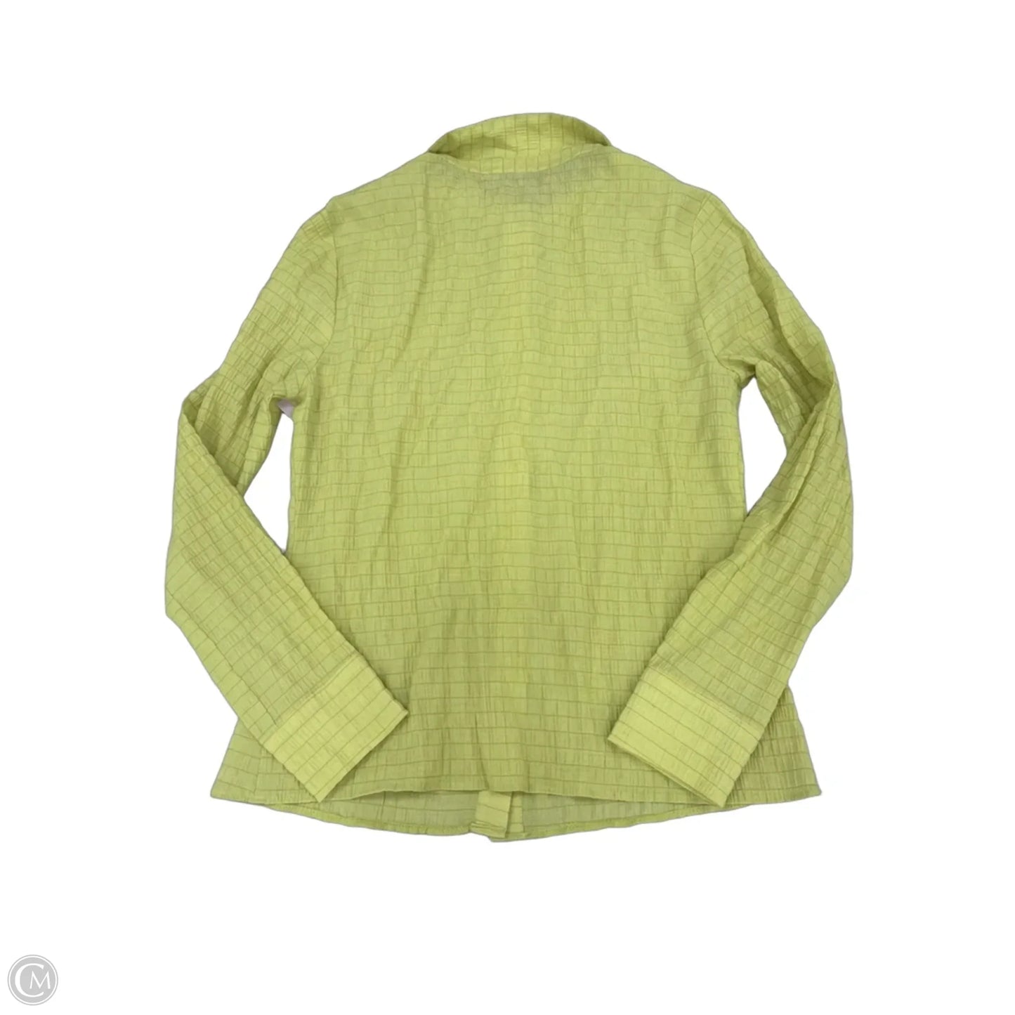 Top Long Sleeve By Topshop In Green, Size: M