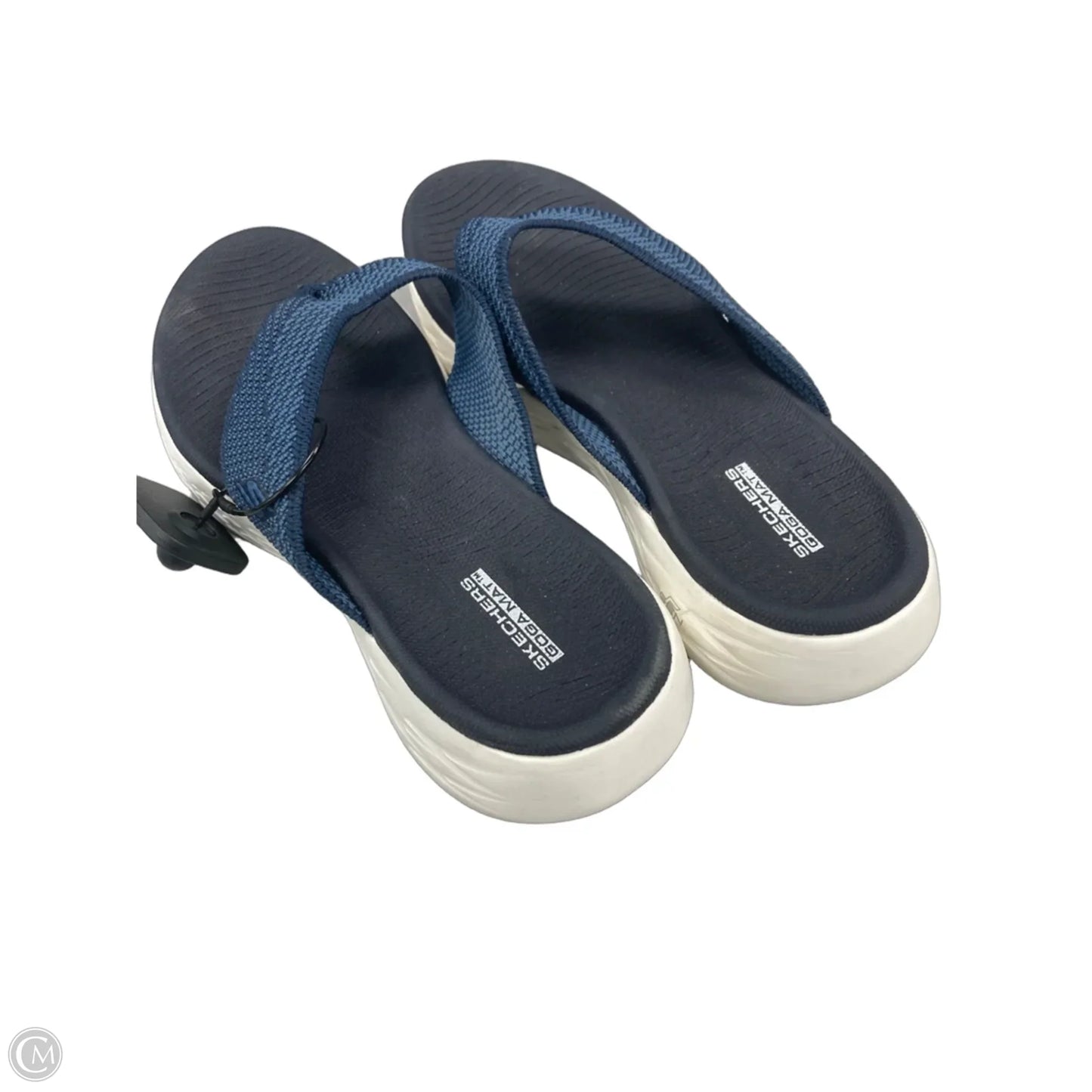 Sandals Flip Flops By Skechers In Navy, Size: 8