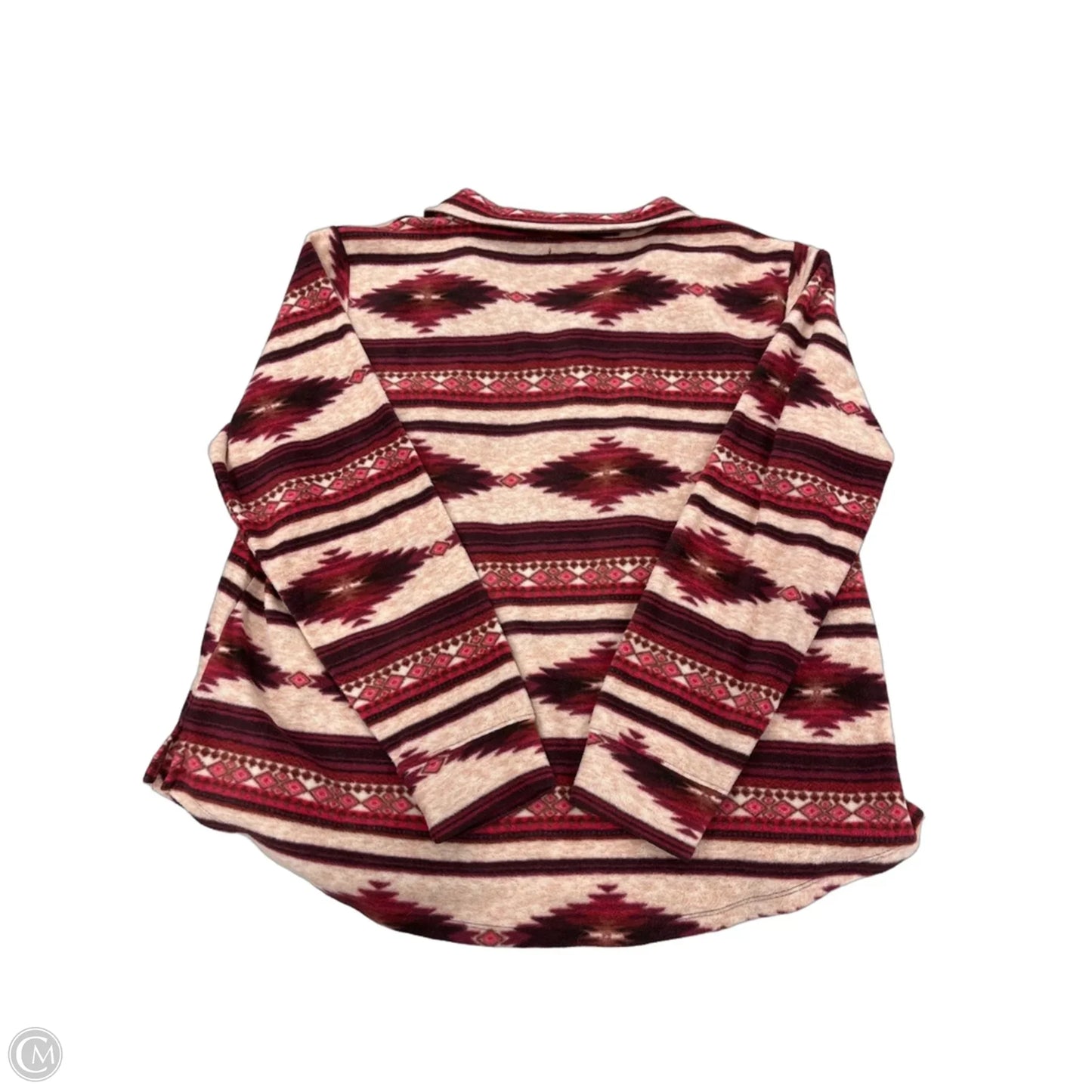 Top Long Sleeve By Maurices In Pink, Size: Xxl