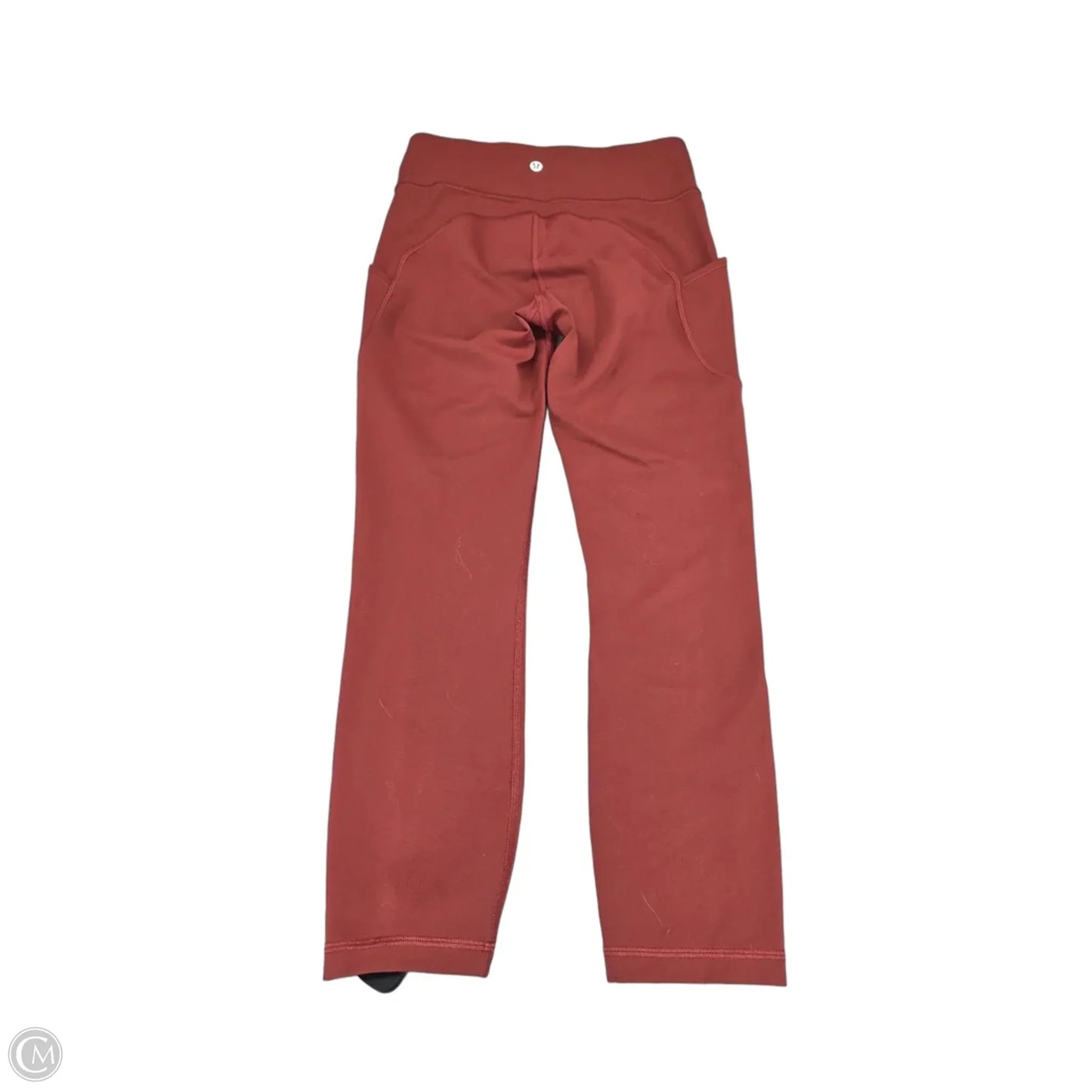 Athletic Leggings By Lululemon In Red, Size: 6