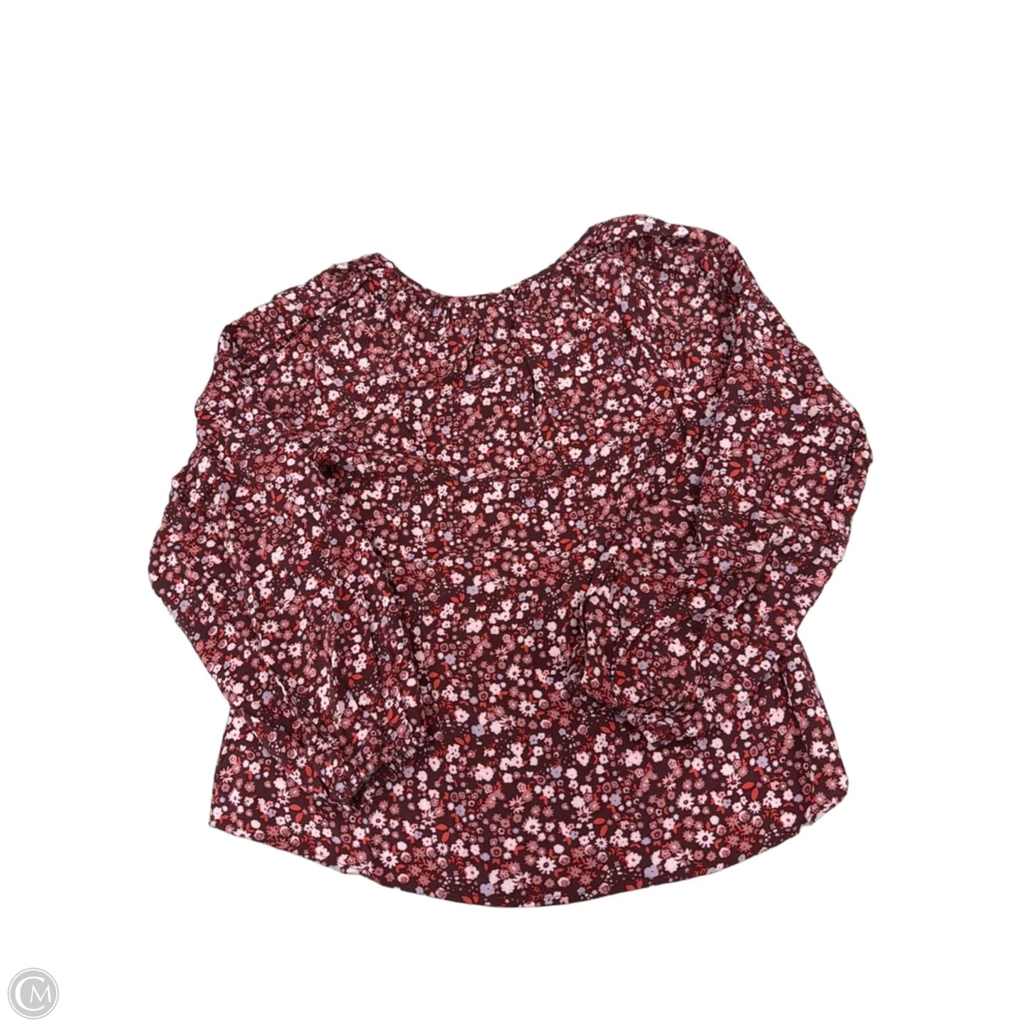 Top Long Sleeve By Andree By Unit In Purple, Size: S