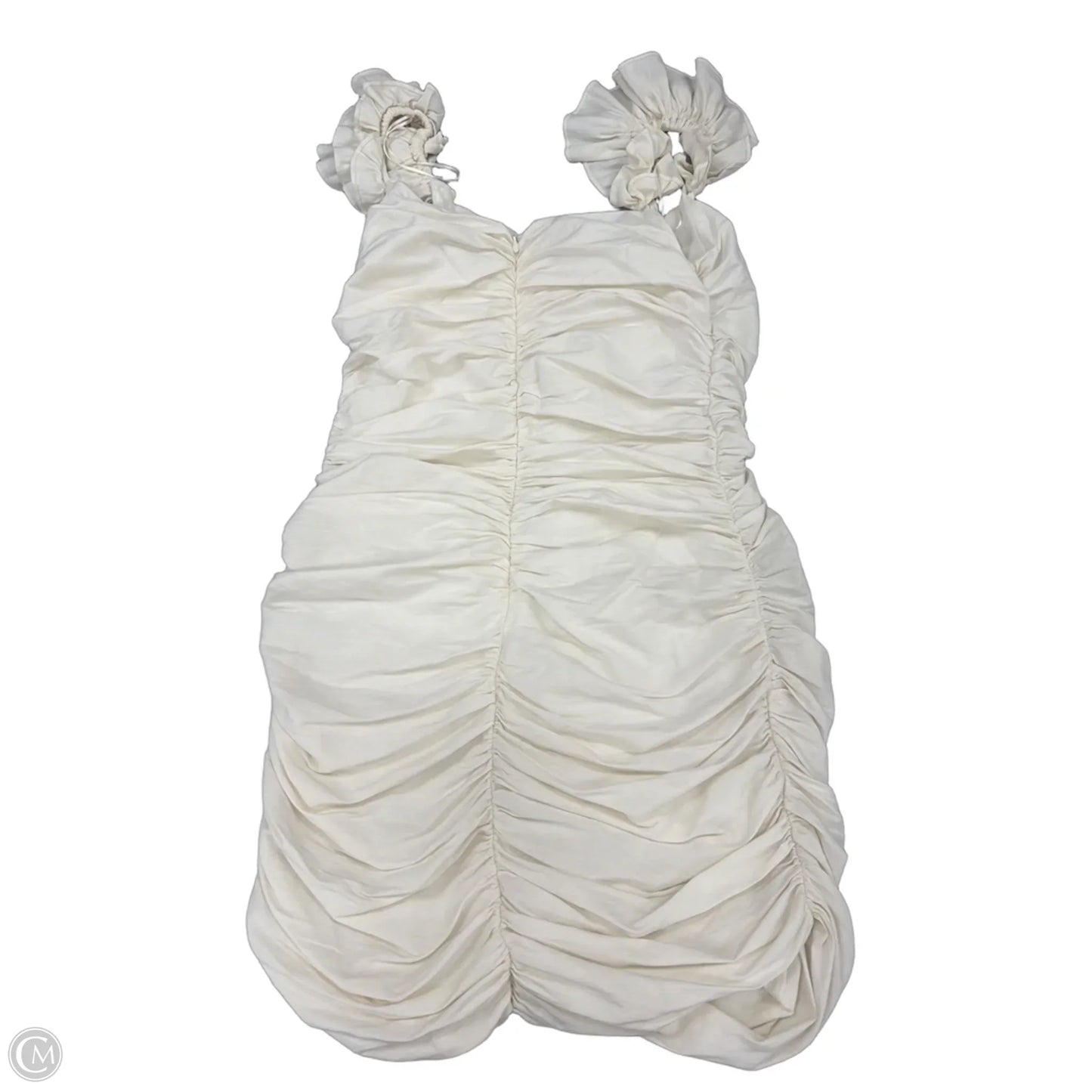 Dress Casual Short By Zara In Cream, Size: M