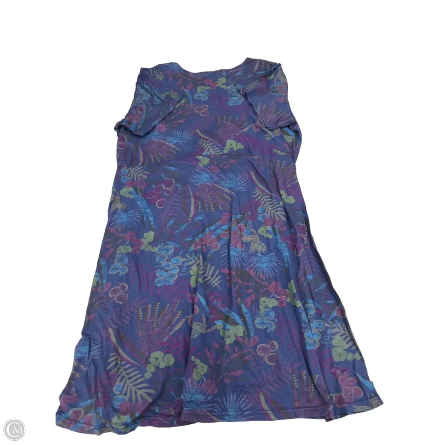 Dress Casual Short By Fresh Produce In Blue, Size: 3x