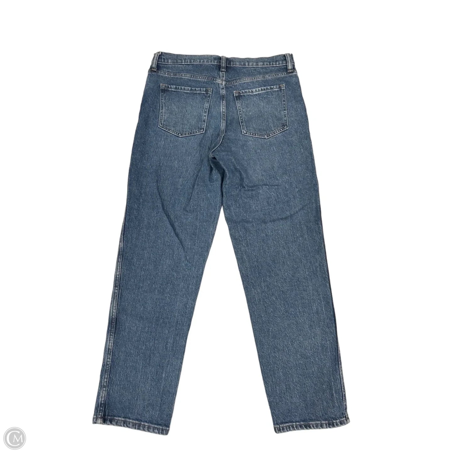 Jeans Straight By Banana Republic In Blue Denim, Size: 4