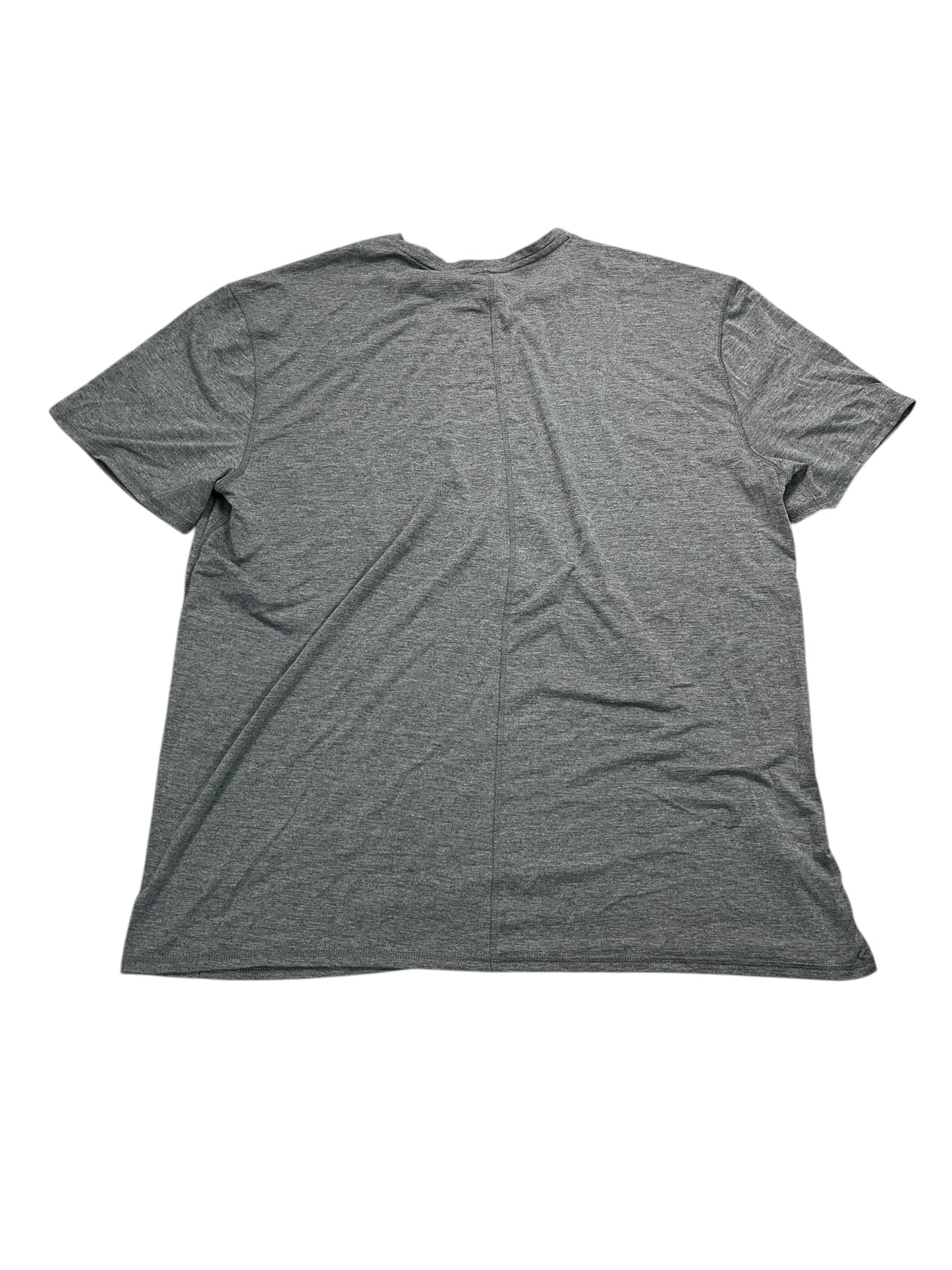 Athletic Top Ss By Energy Zone In Grey, Size:Xxl