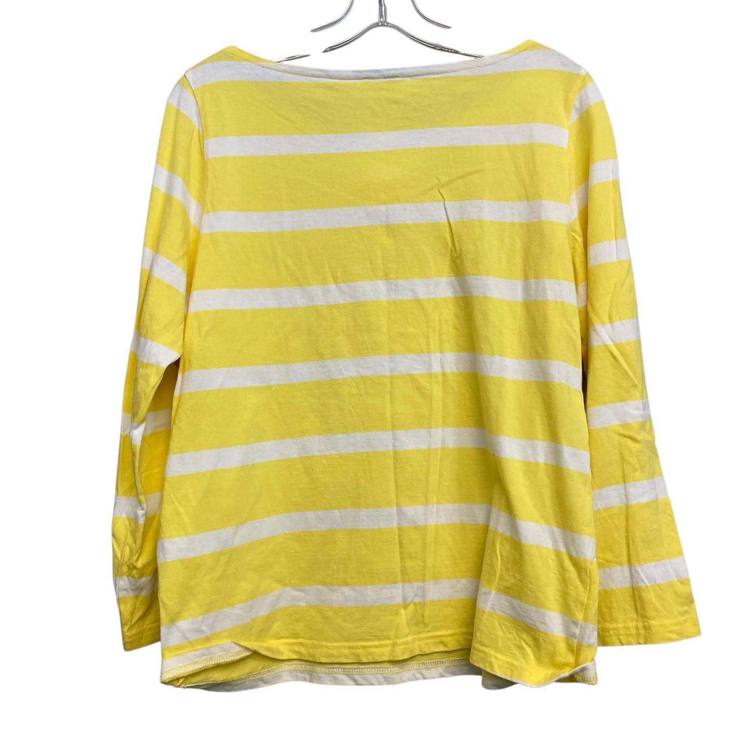 Top Ls Basic By J. Crew In Striped Pattern, Size:M