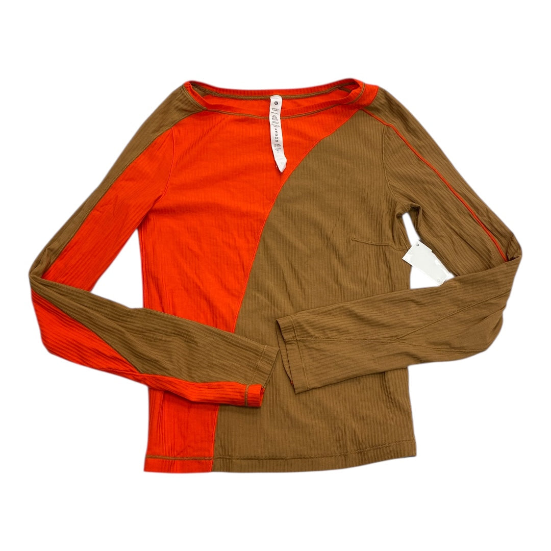 Athletic Top Ls Crewneck By Lululemon In Multi, Size:S