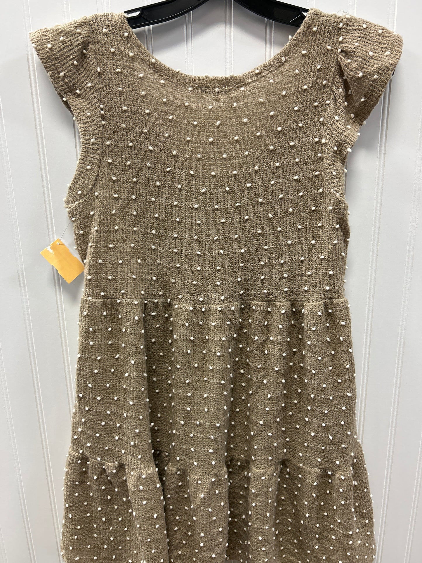 Dress Sweater By Plunder In Tan, Size:S
